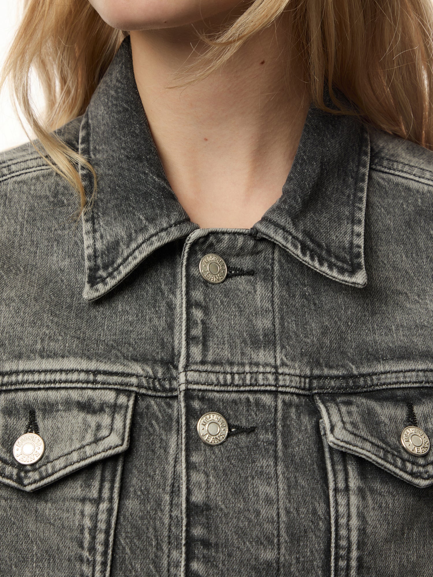 12 5 Oz Stretch Denim Jacket Multi Grey