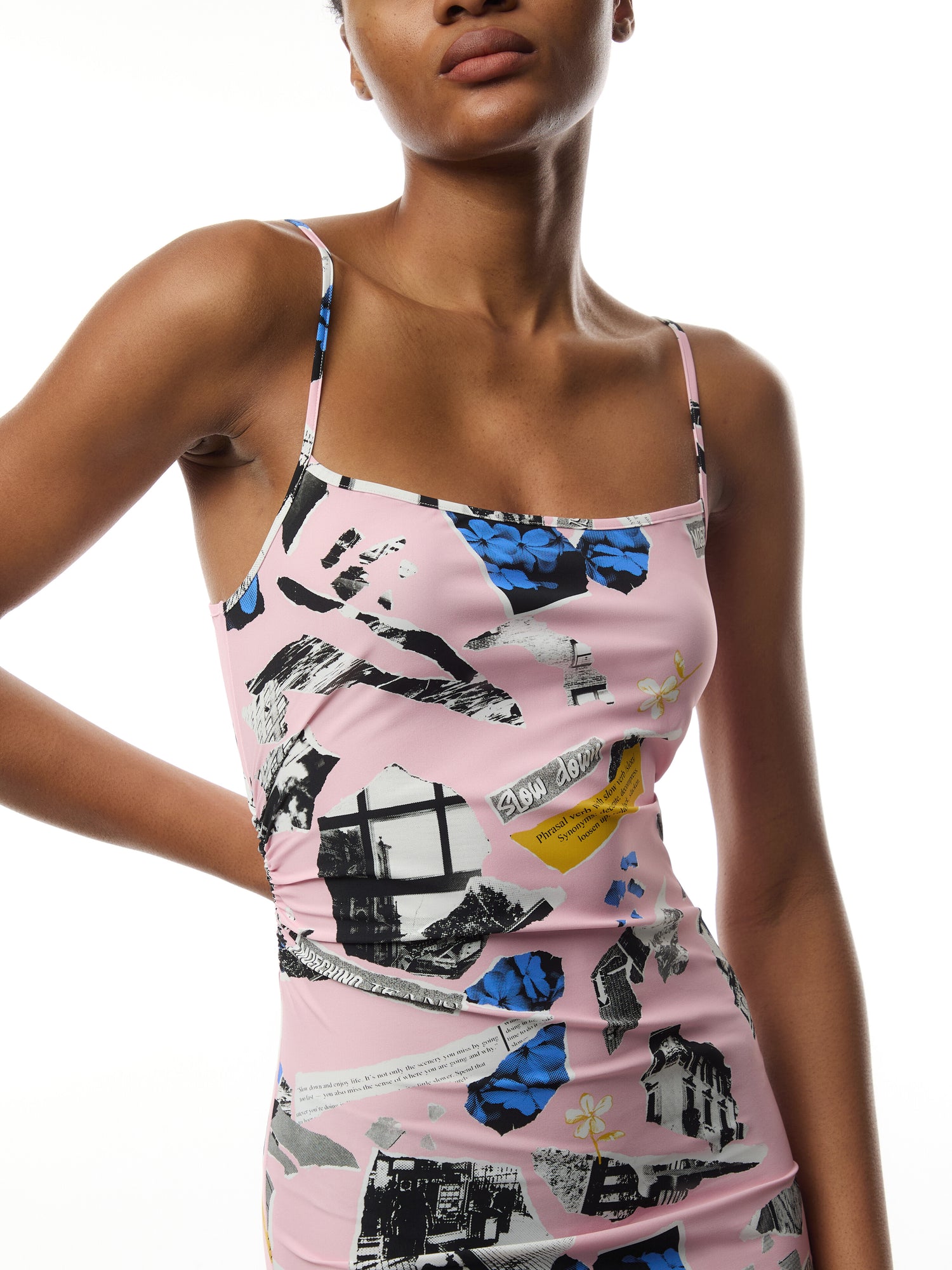 Punk Print Lycra Dress