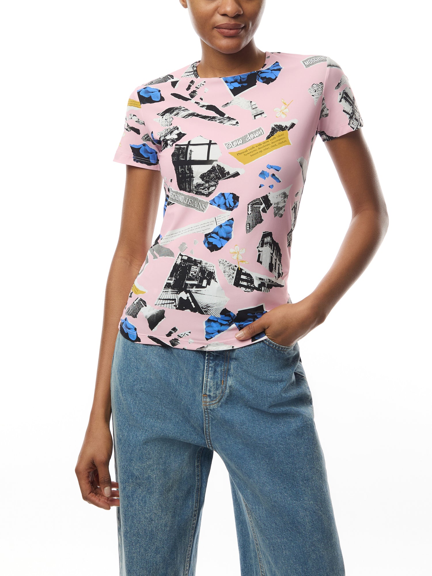 Punk Print Lycra T-Shirt