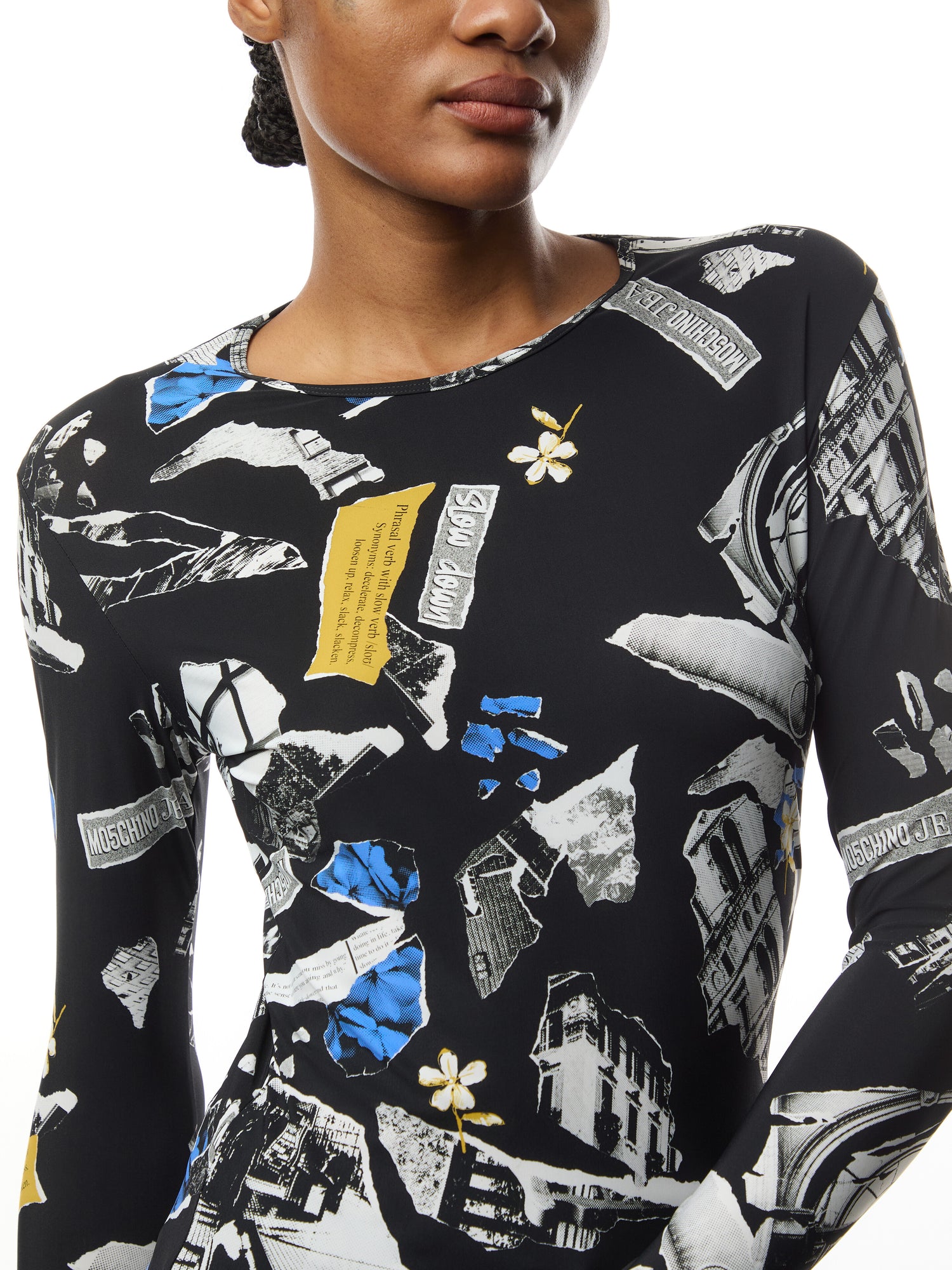 Punk Print Lycra Longsleeve T-Shirt