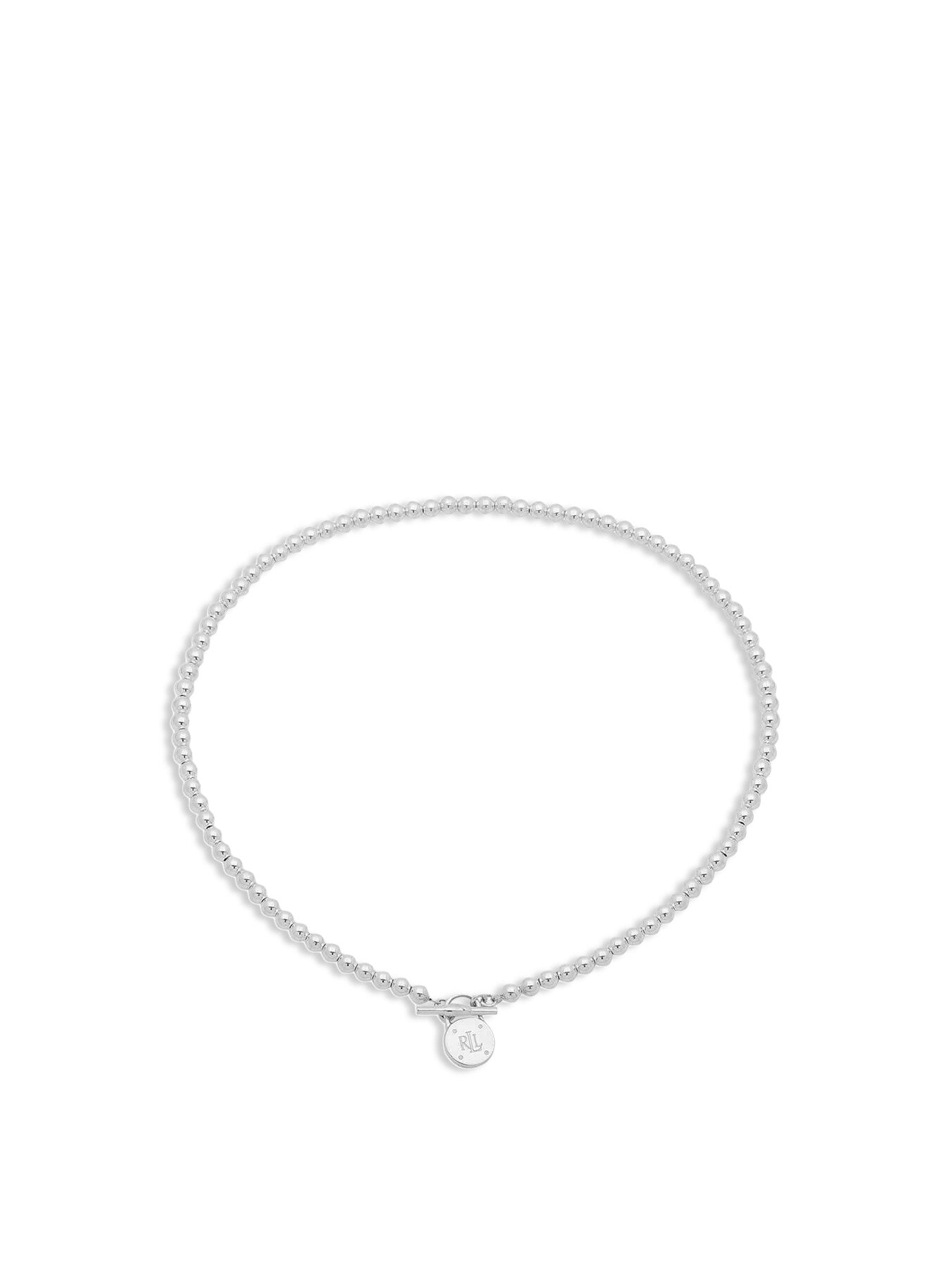 Sterling Silver Bead Collar with Padlock