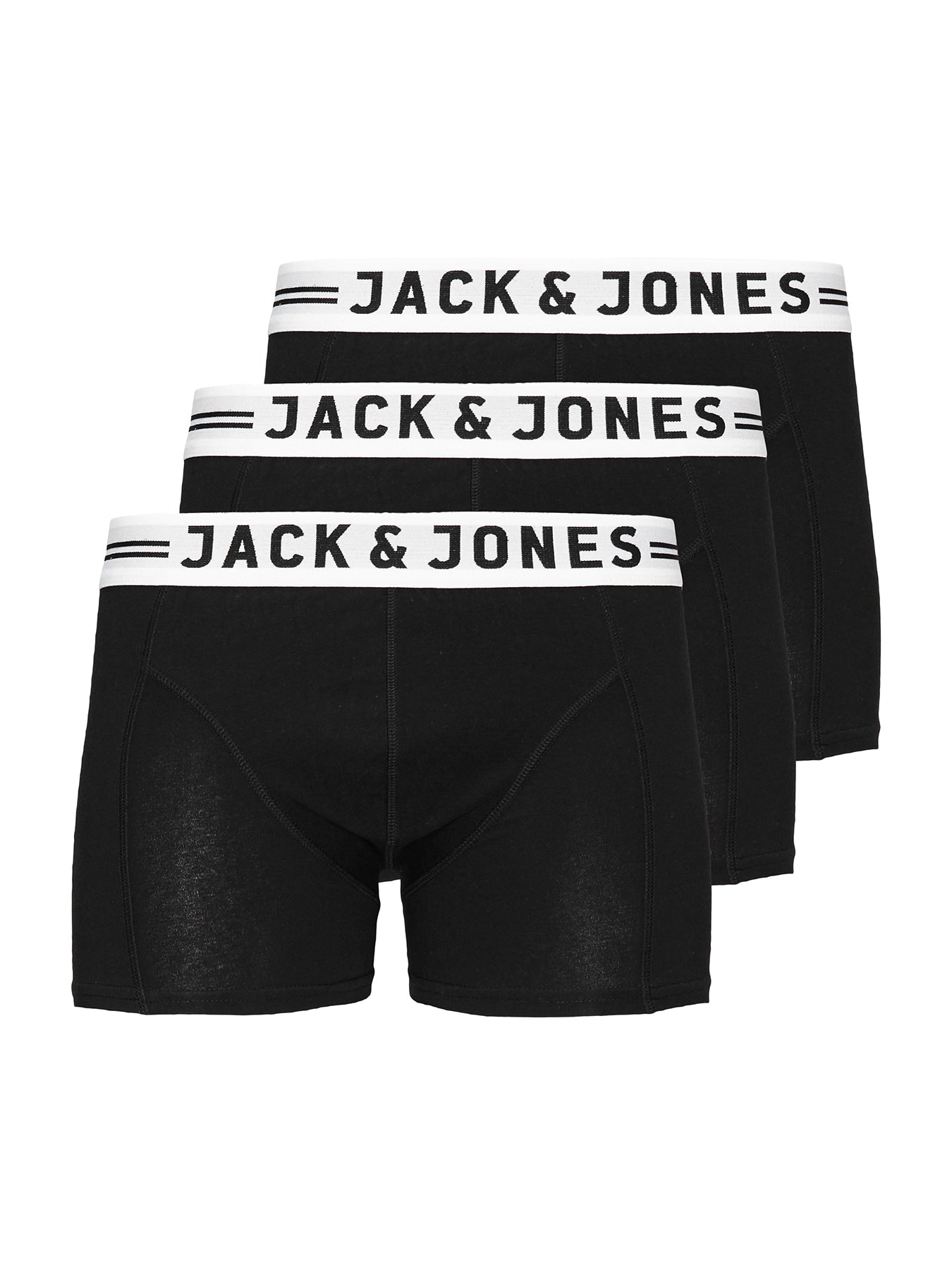 Kids' Sense Trunks Three Pack Black