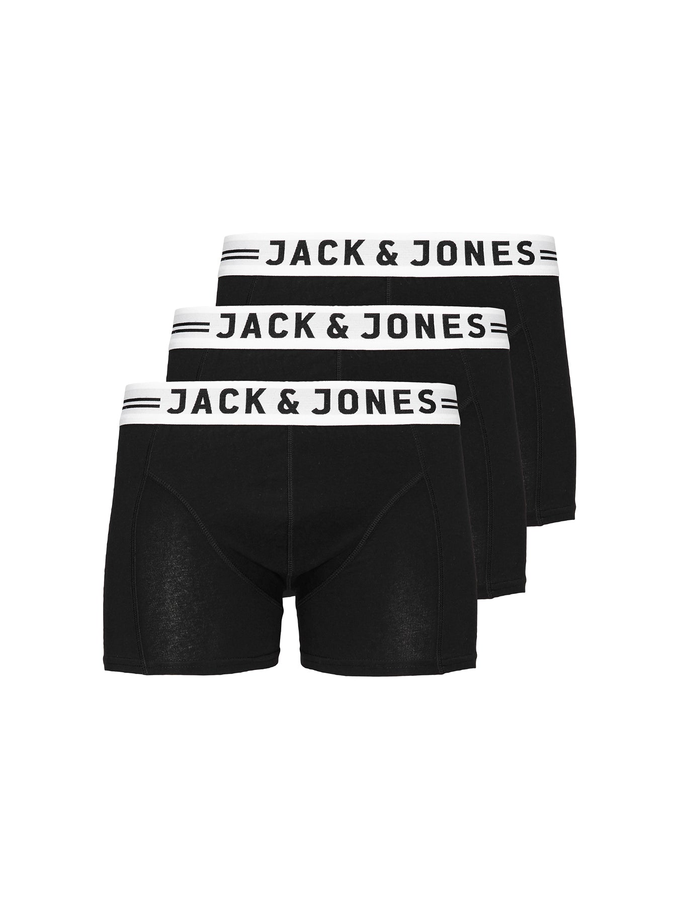 Kids' Sense Trunks Three Pack Black