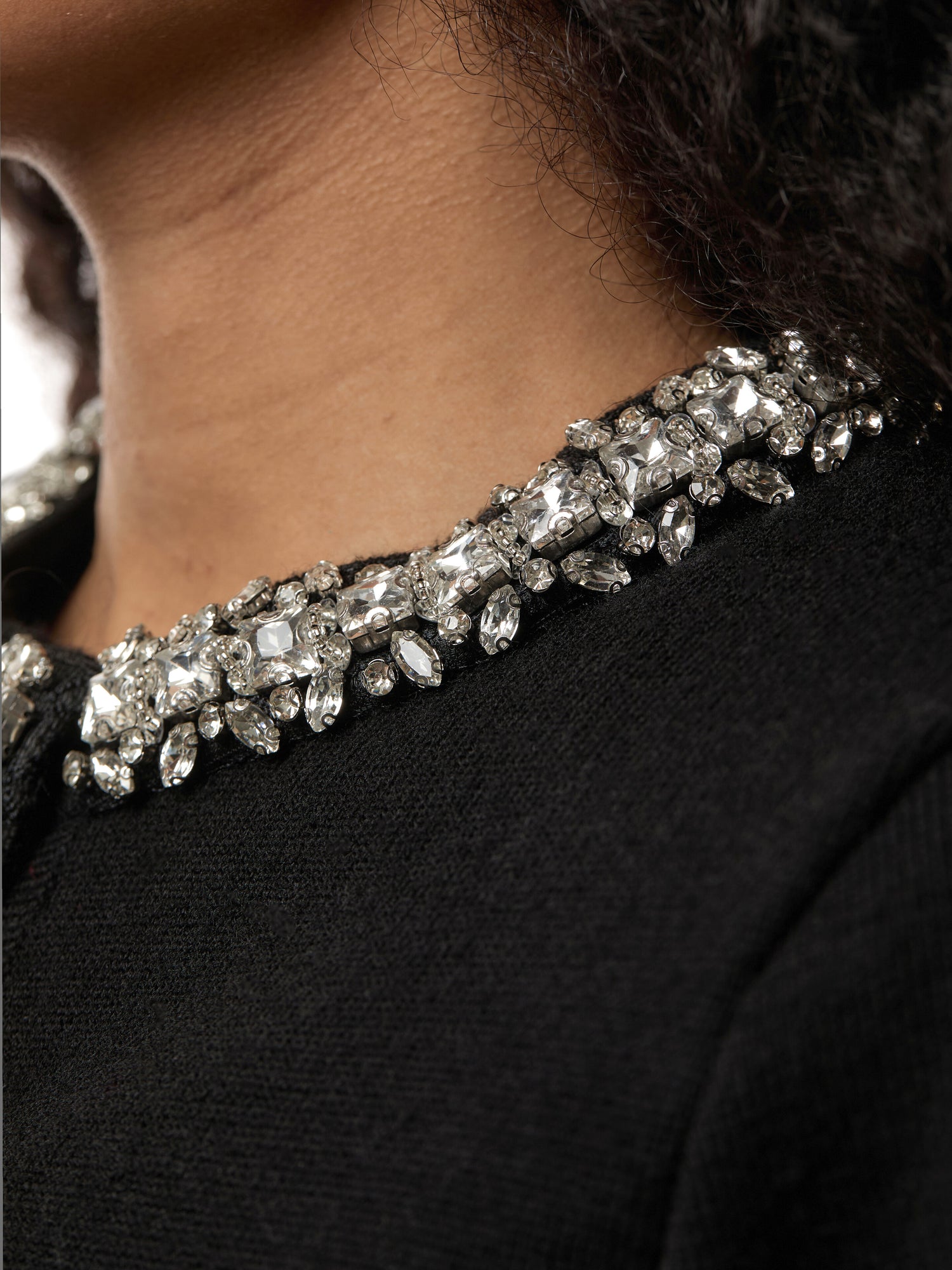 Black Emberllished Cardigan