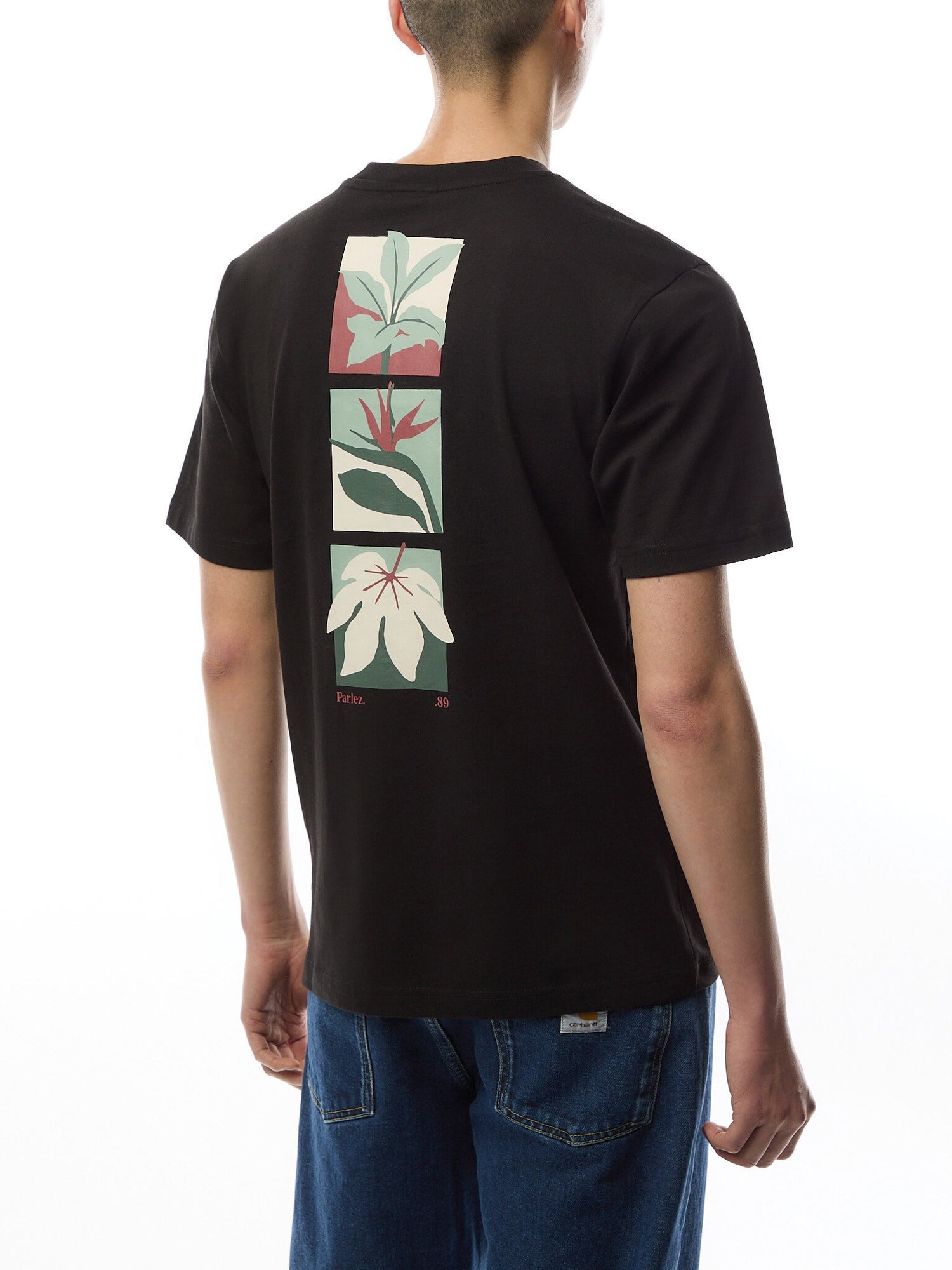 Flora T-Shirt Black