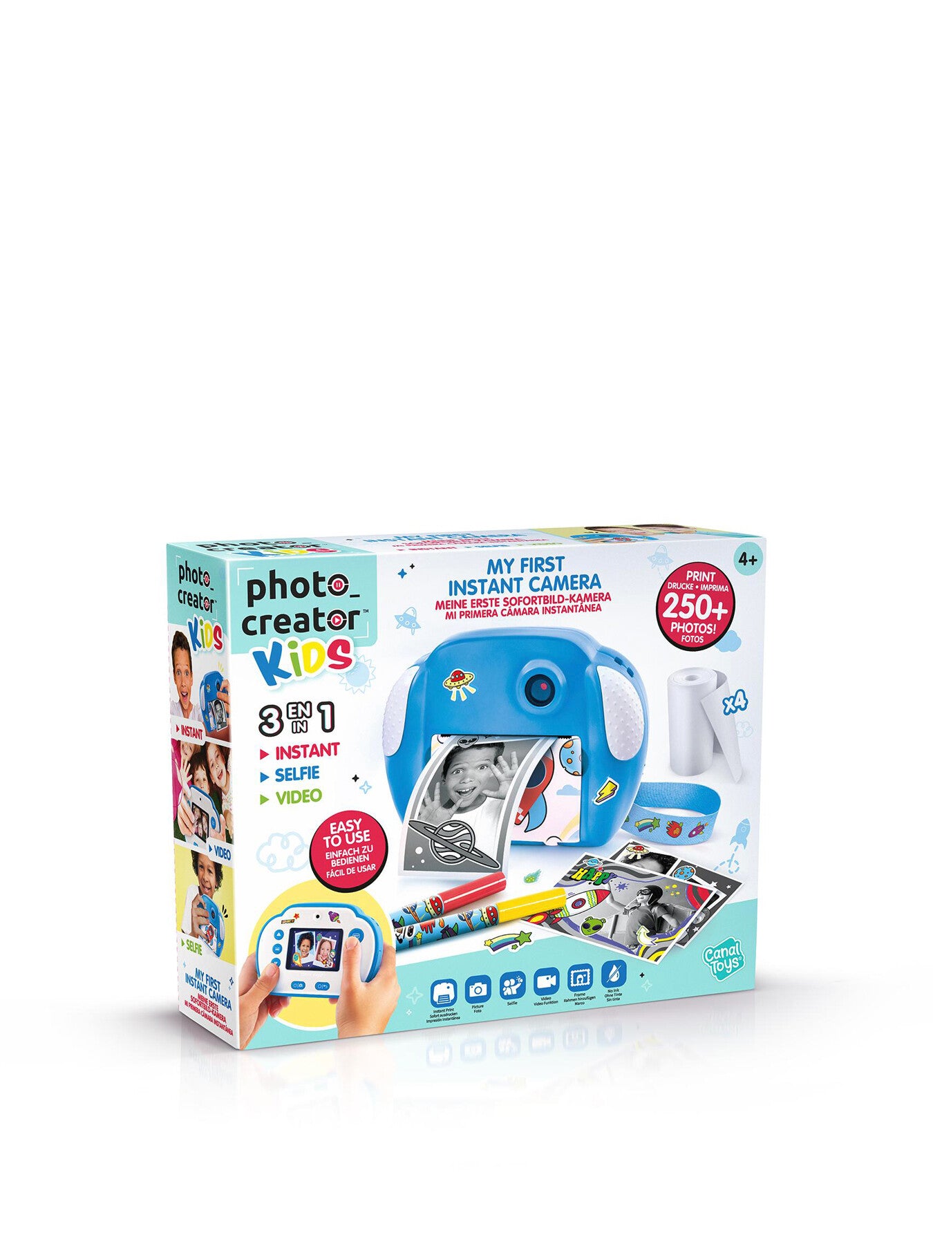 Photo Creator Kids Instant Print Camera Space
