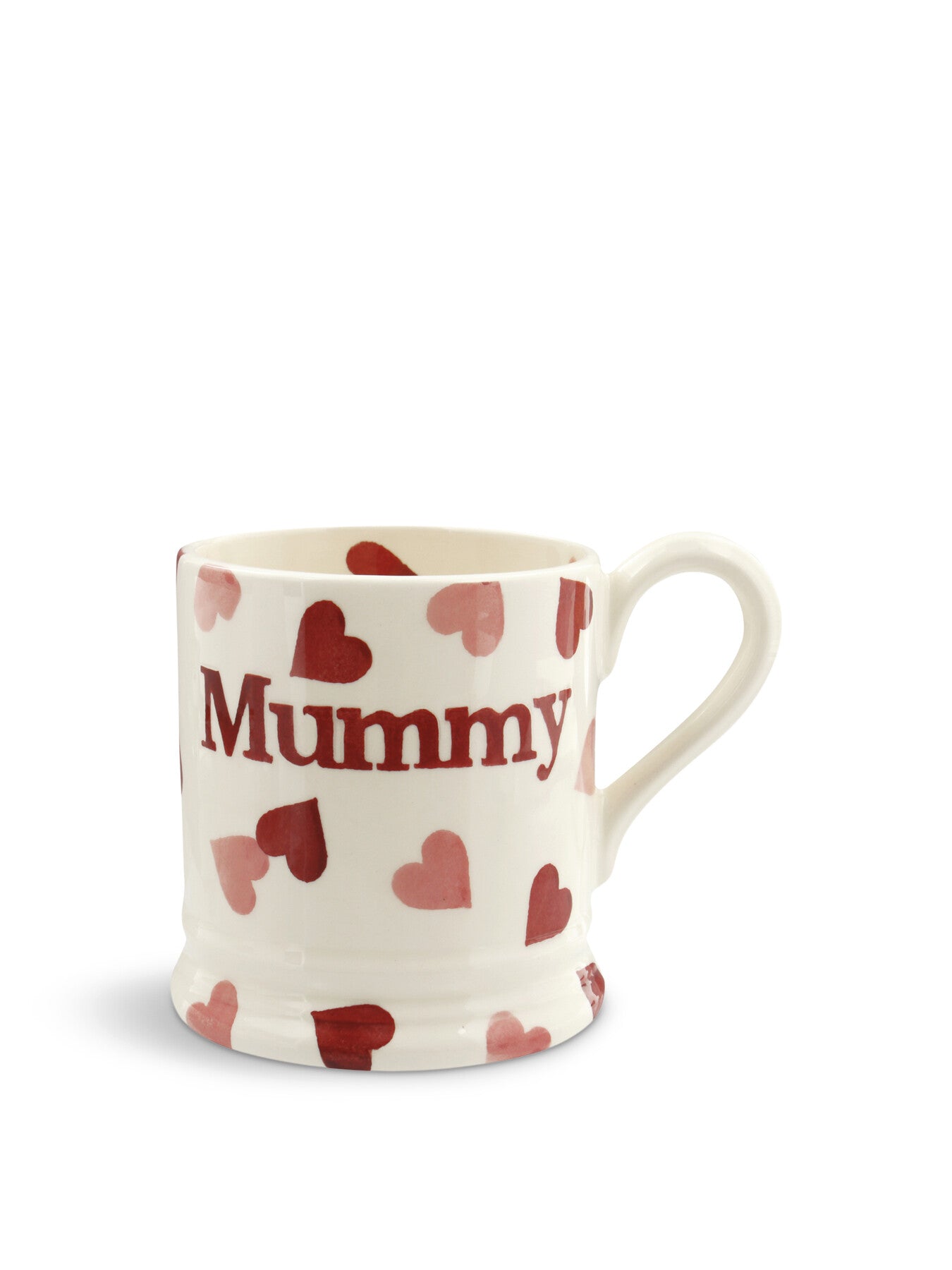 Pink Hearts Mummy 1/2 Pint Mug