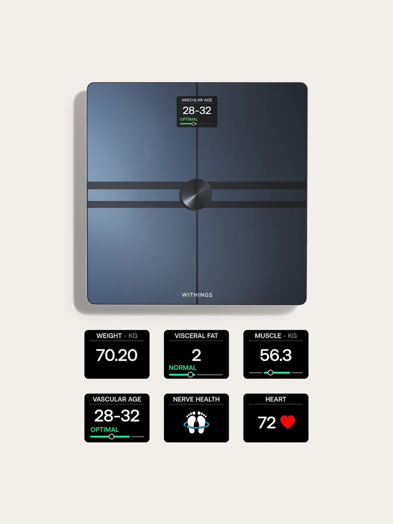 Body Comp Scale Black