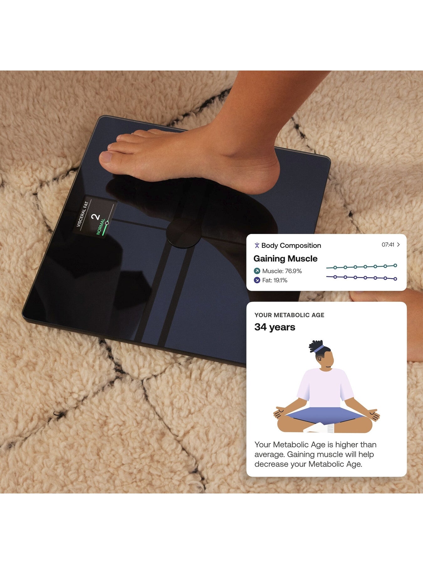 Body Comp Scale Black