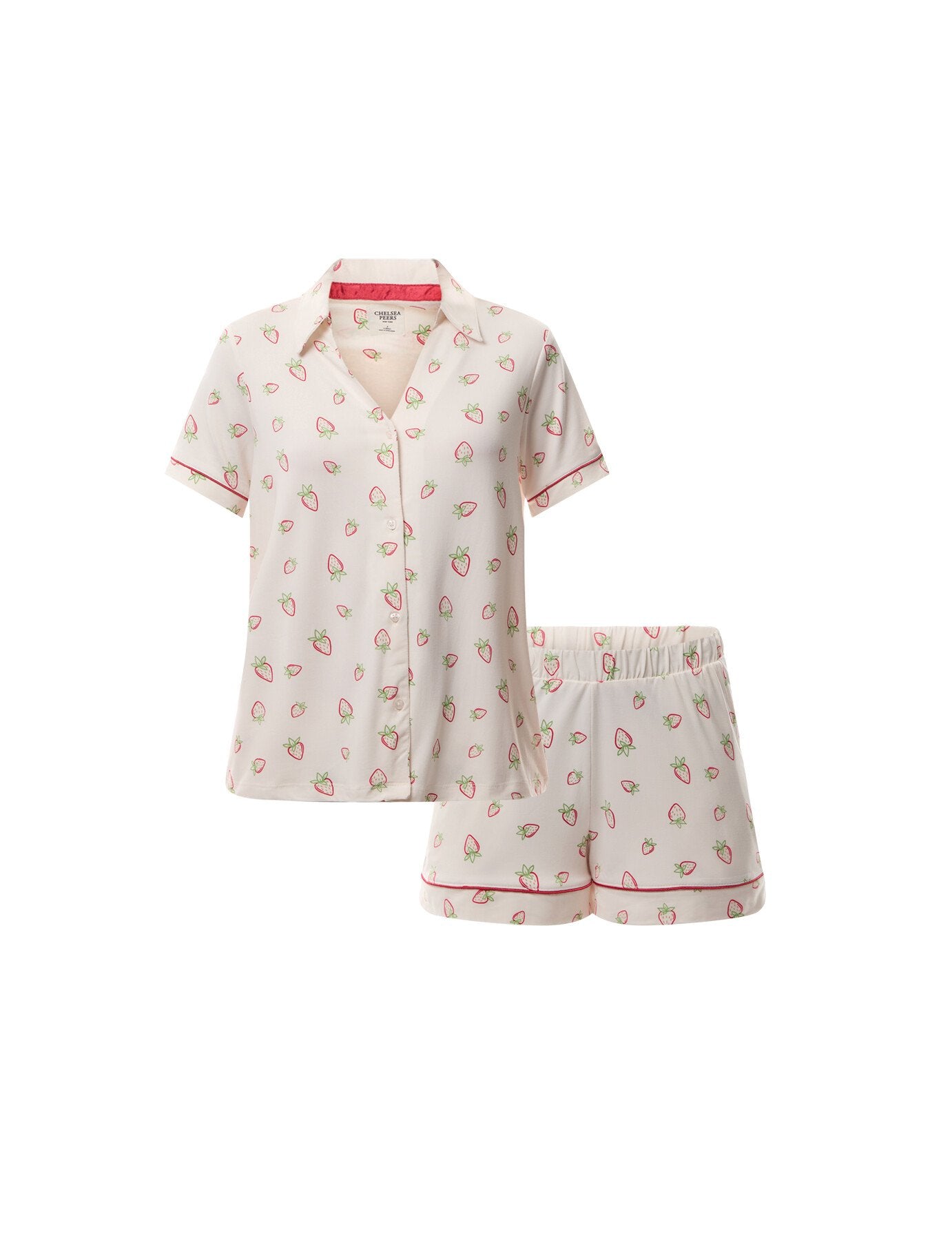 Strawberry Print Short Pyjama Set