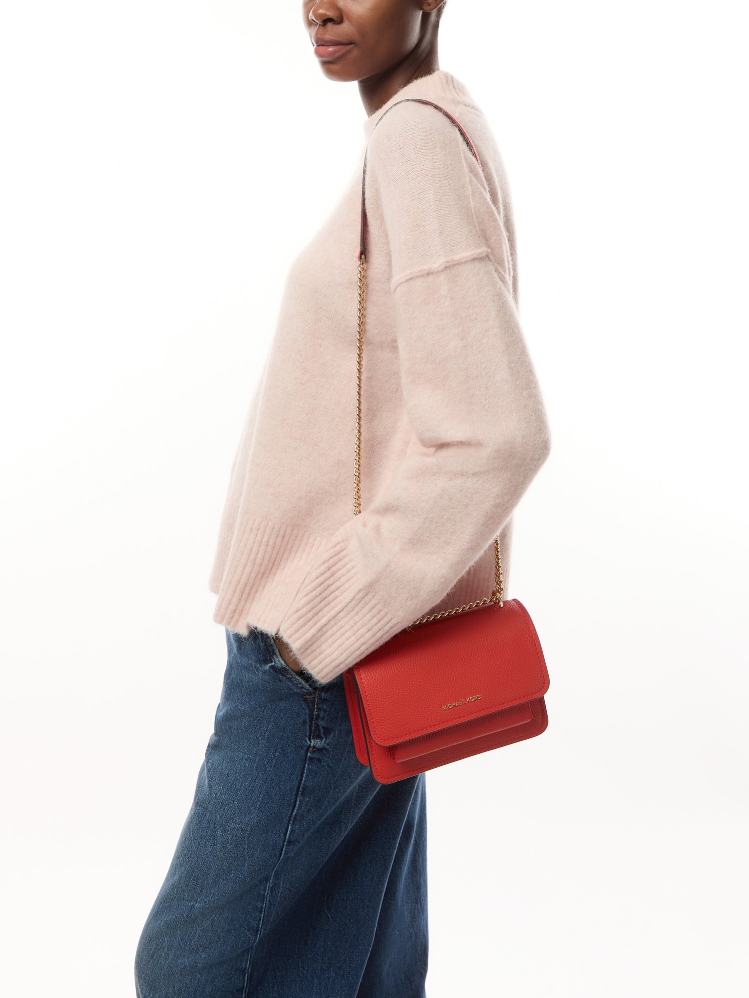 Claire Small Leather Crossbody Bag