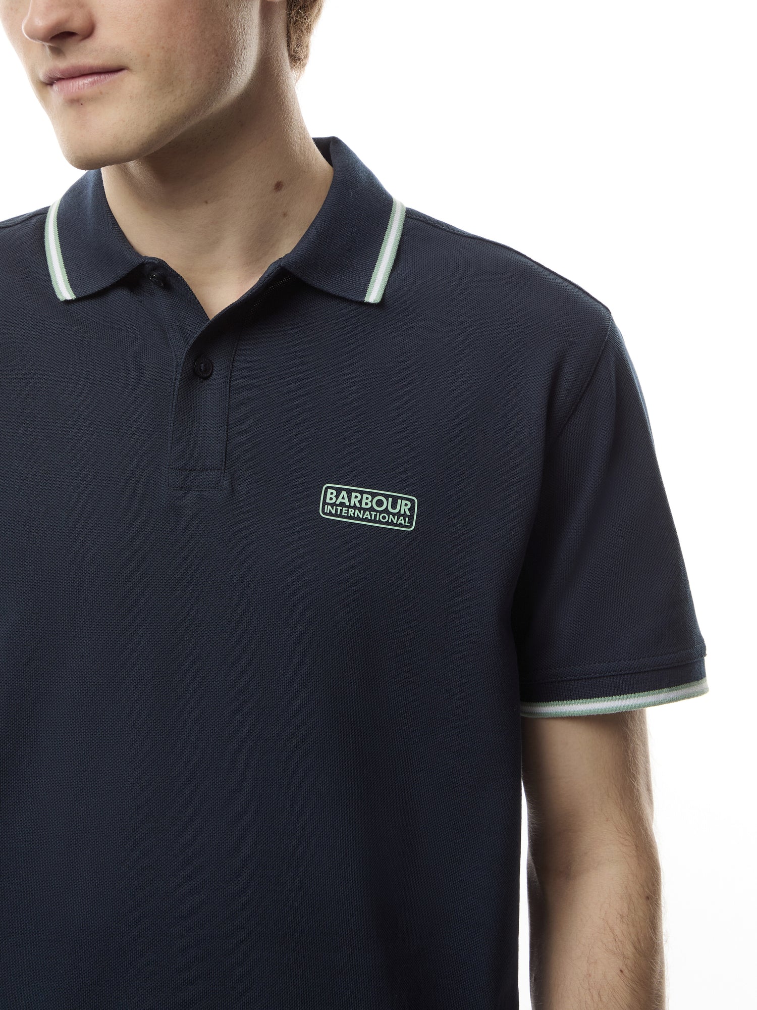 Evan Tipped Short Sleeve Polo Shirt