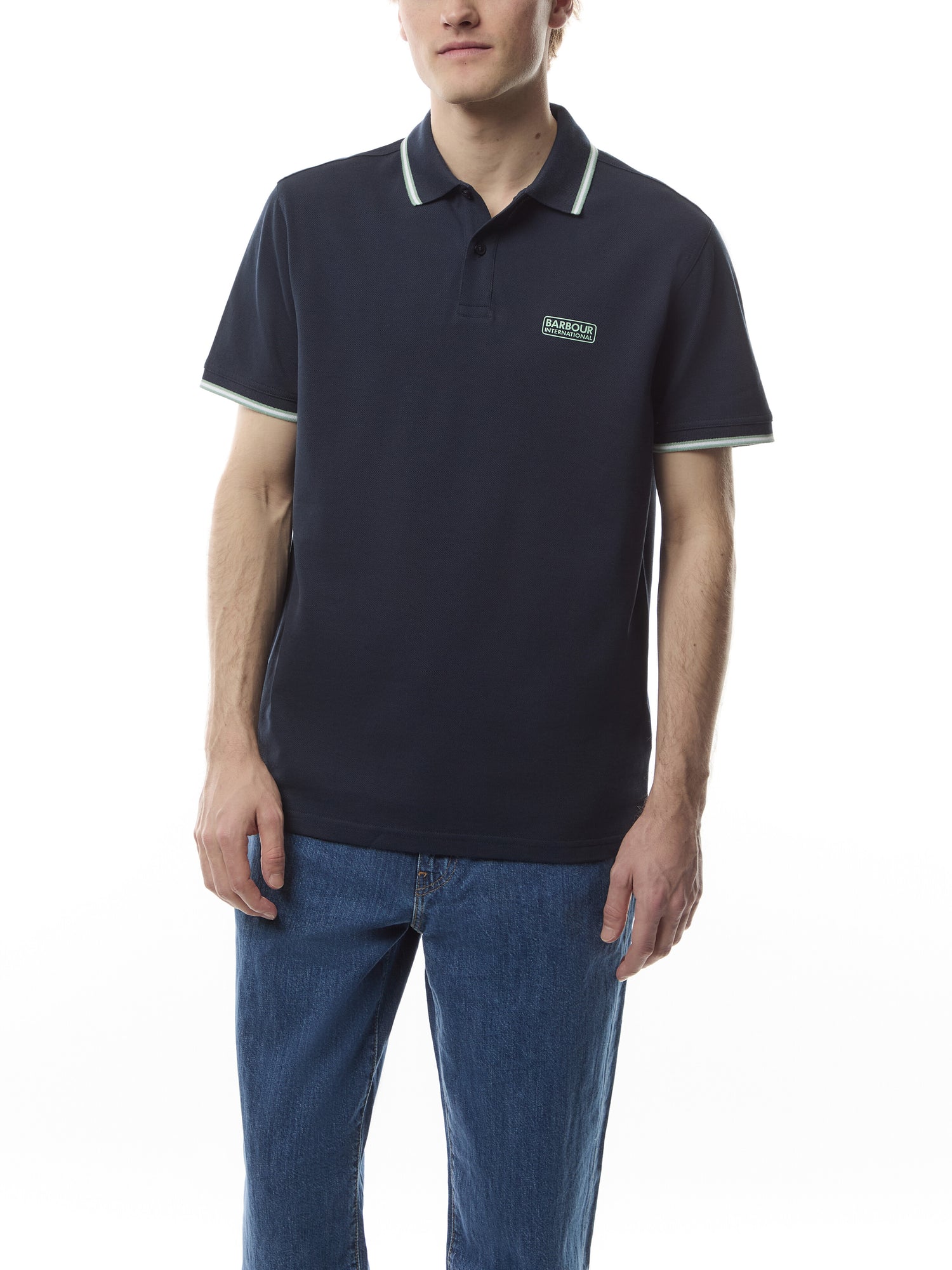 Evan Tipped Short Sleeve Polo Shirt