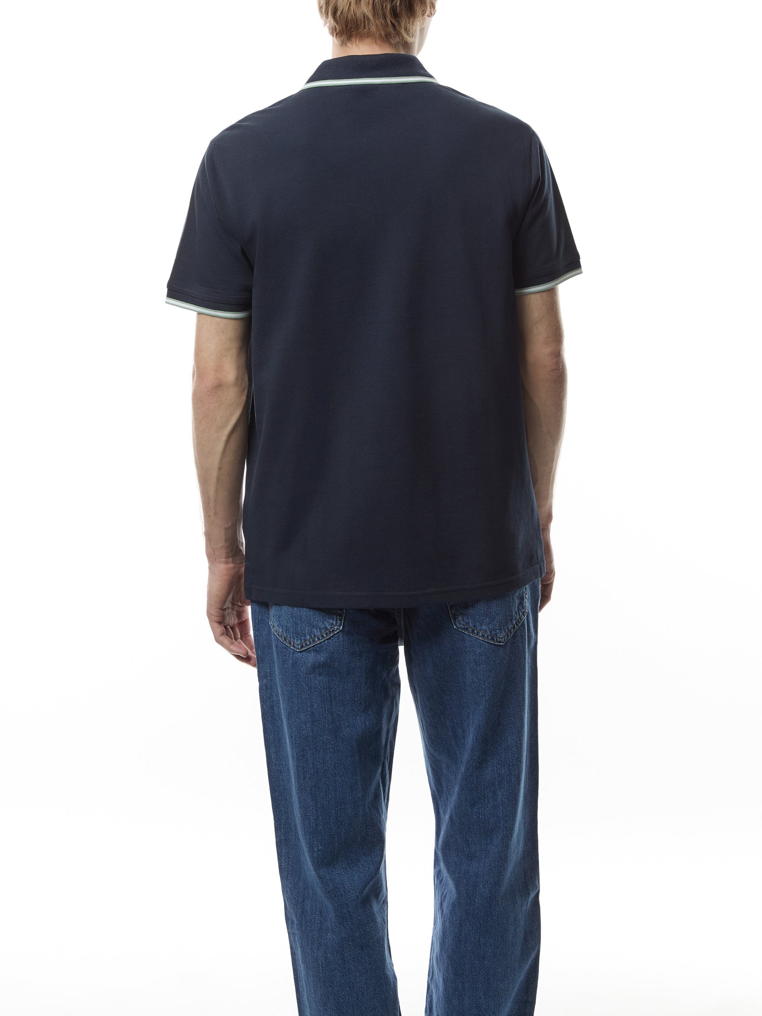 Evan Tipped Short Sleeve Polo Shirt