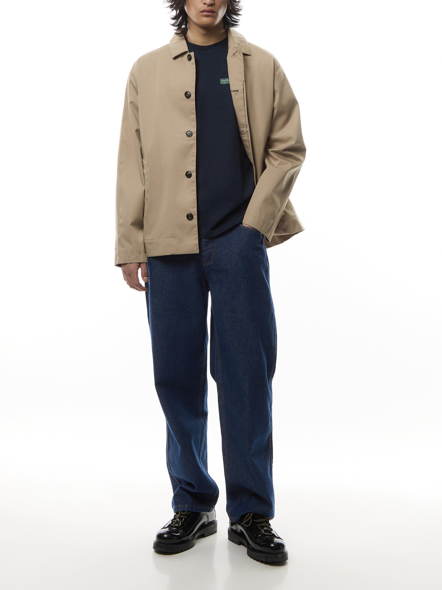 Deep Cuff Evan Tipped T Shirt