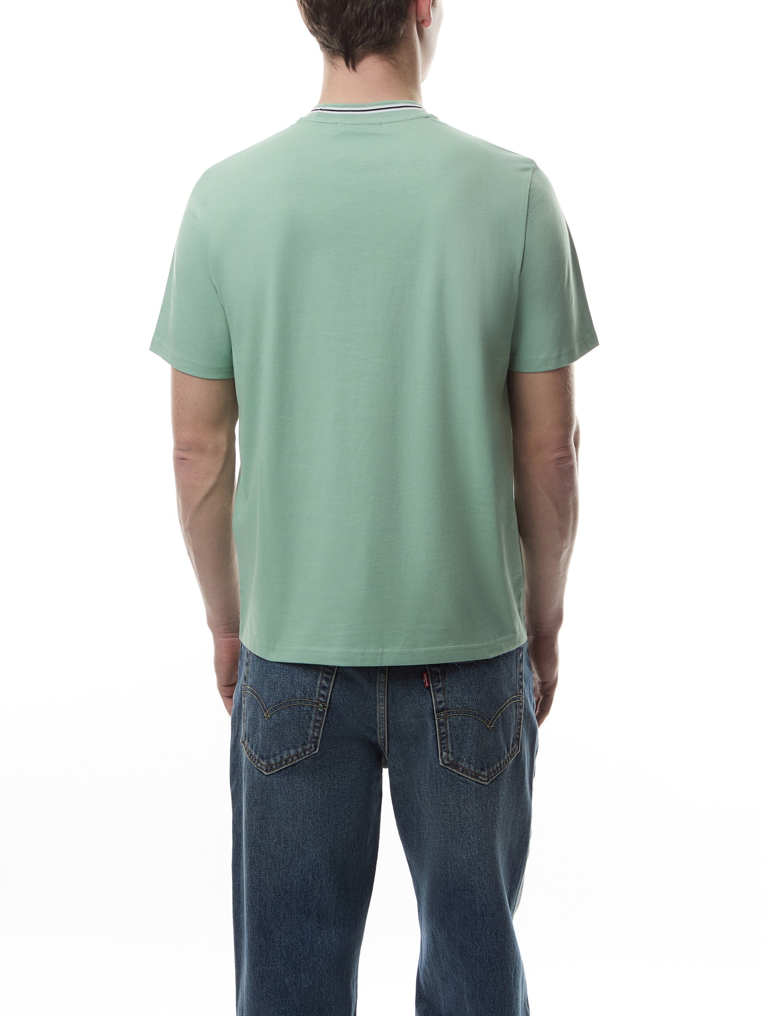 Central Logo Tipped T-Shirt