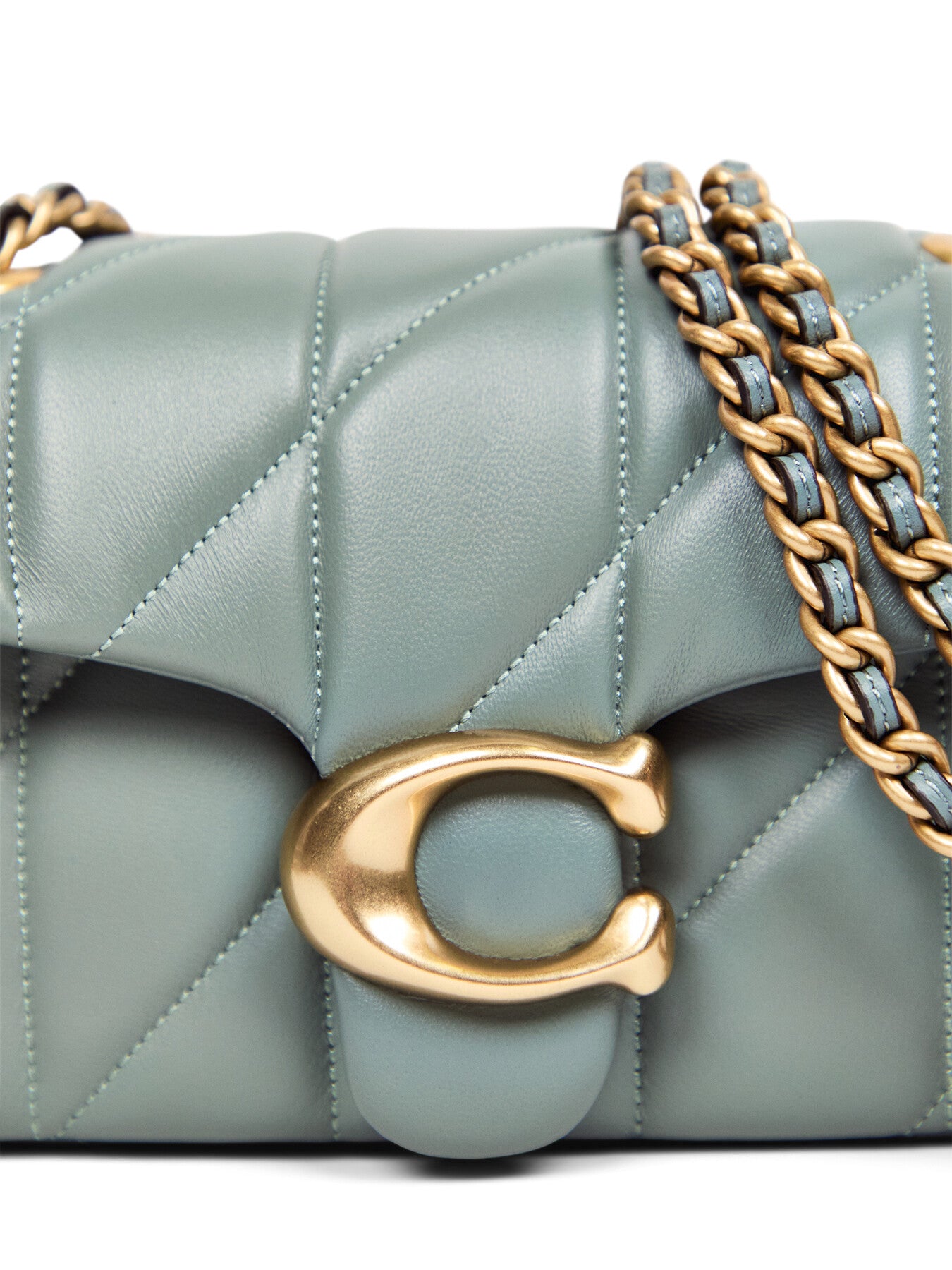 Quilted Tabby Shoulder Bag 20 Sage