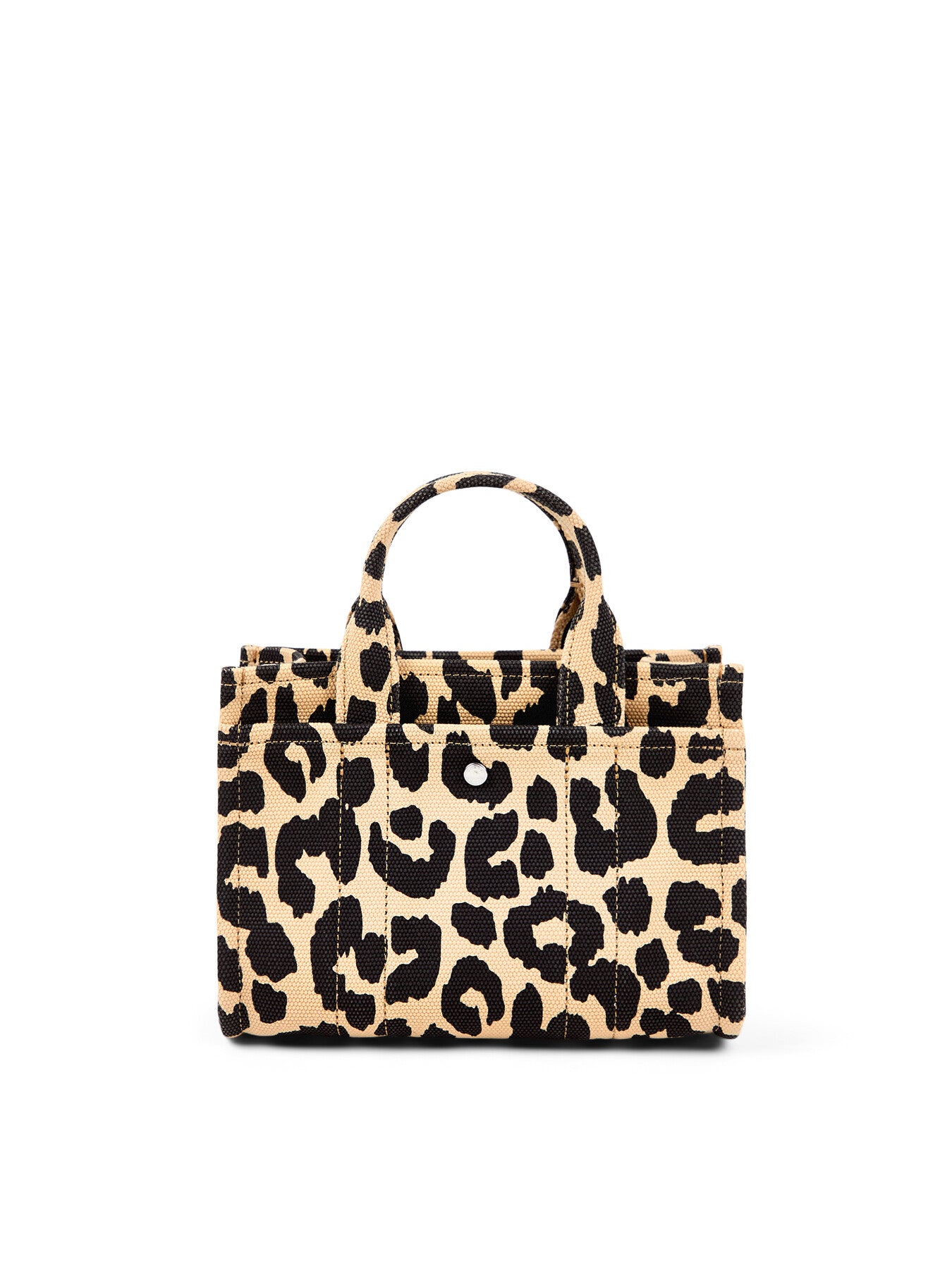 Leopard printed Canvas Cargo Tote 20