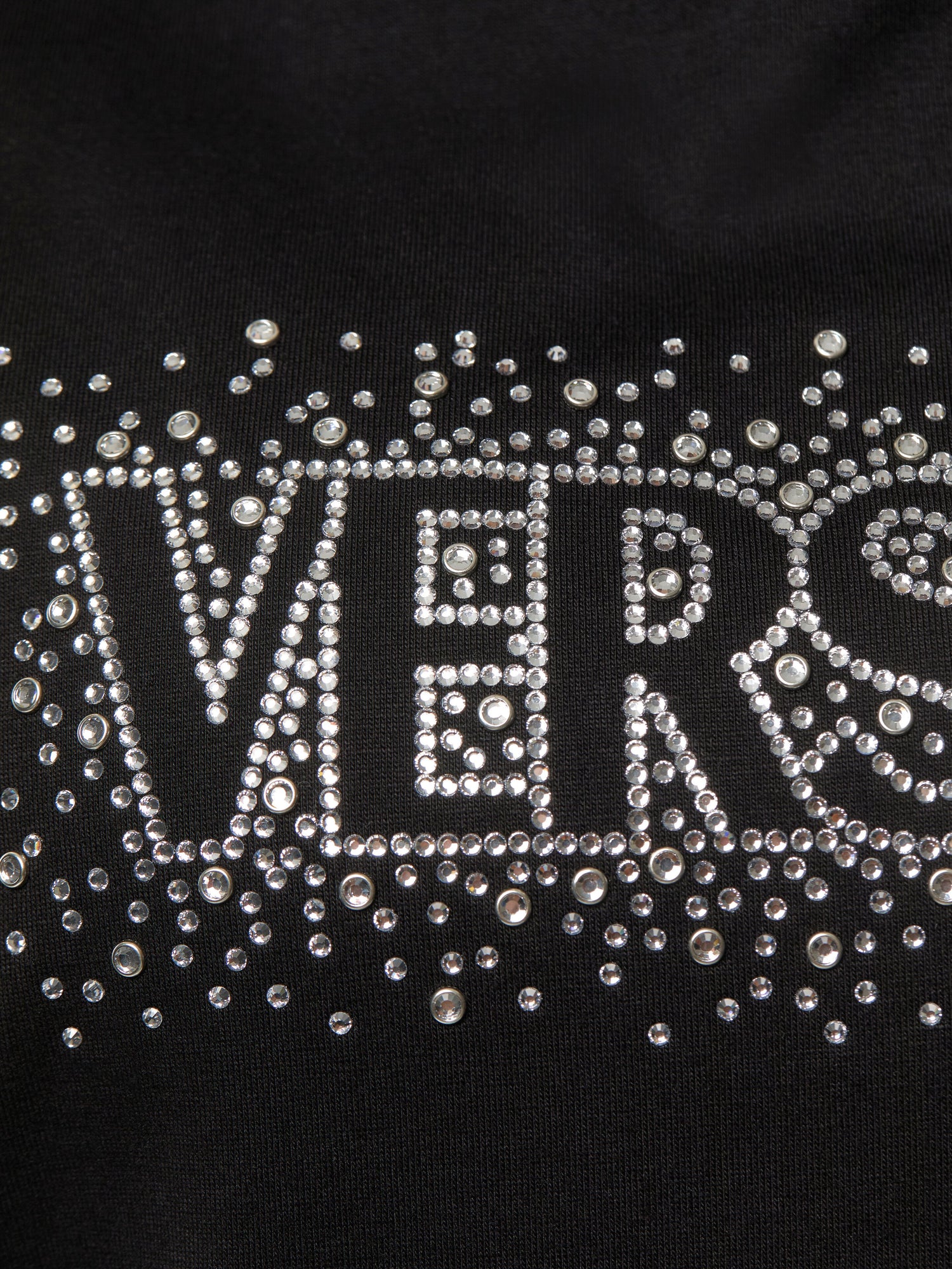 T-Shirt Versace Logo With Crystal Embroidery Yd Cotton Jersey