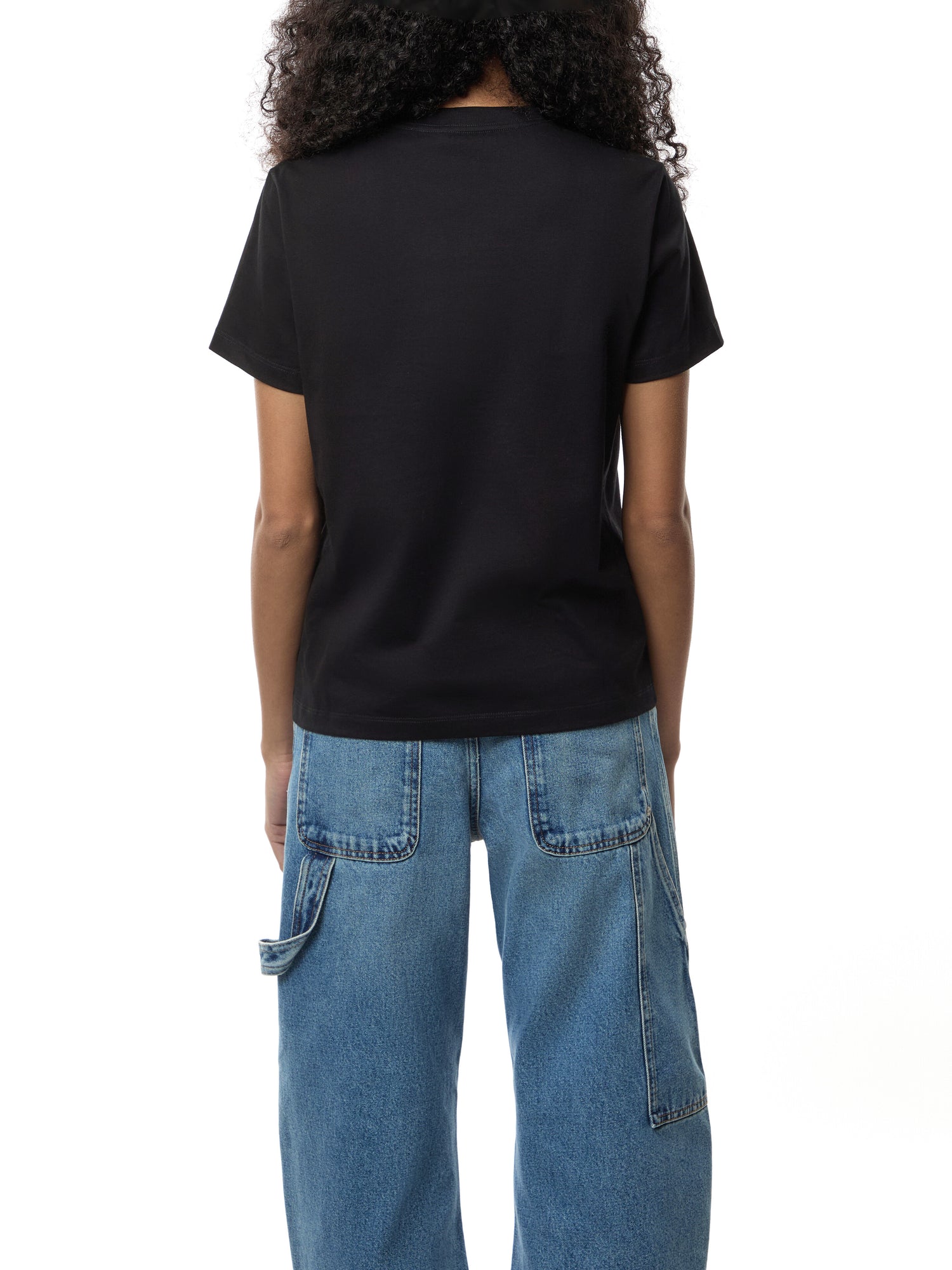 T-Shirt Versace Logo With Crystal Embroidery Yd Cotton Jersey