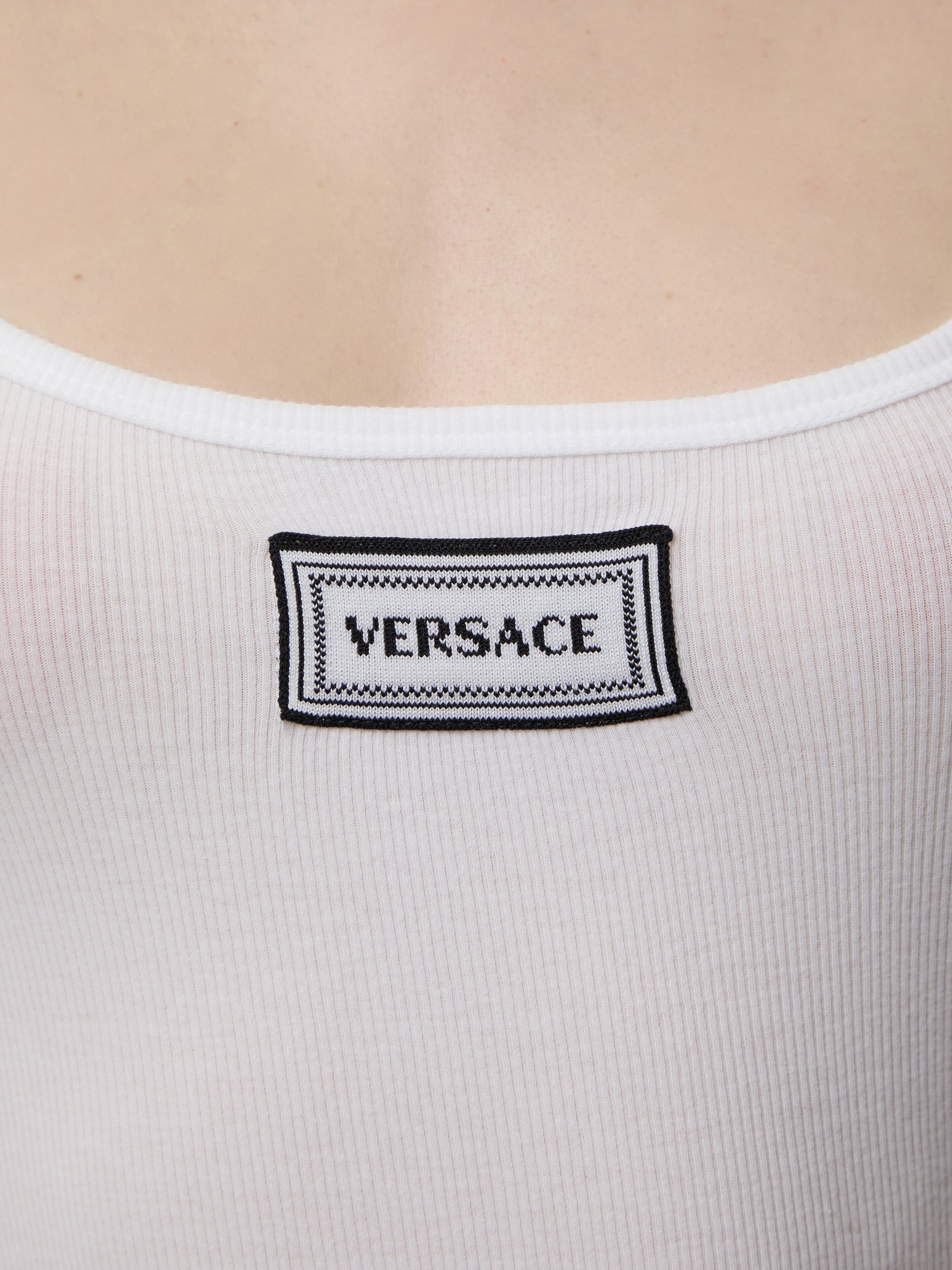 Cotton Rib Logo Tank Top