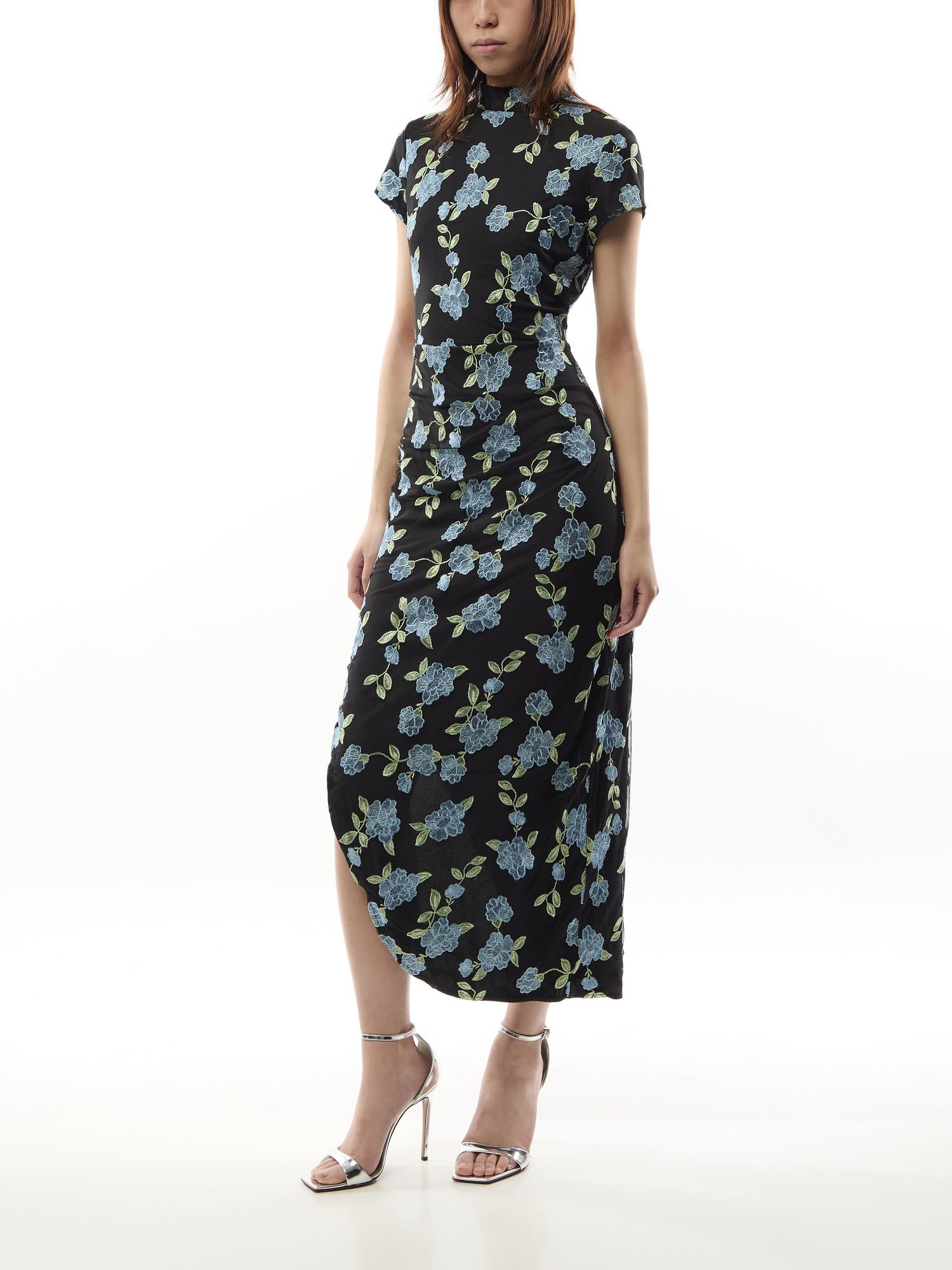 Mesh Asymmetric Dress