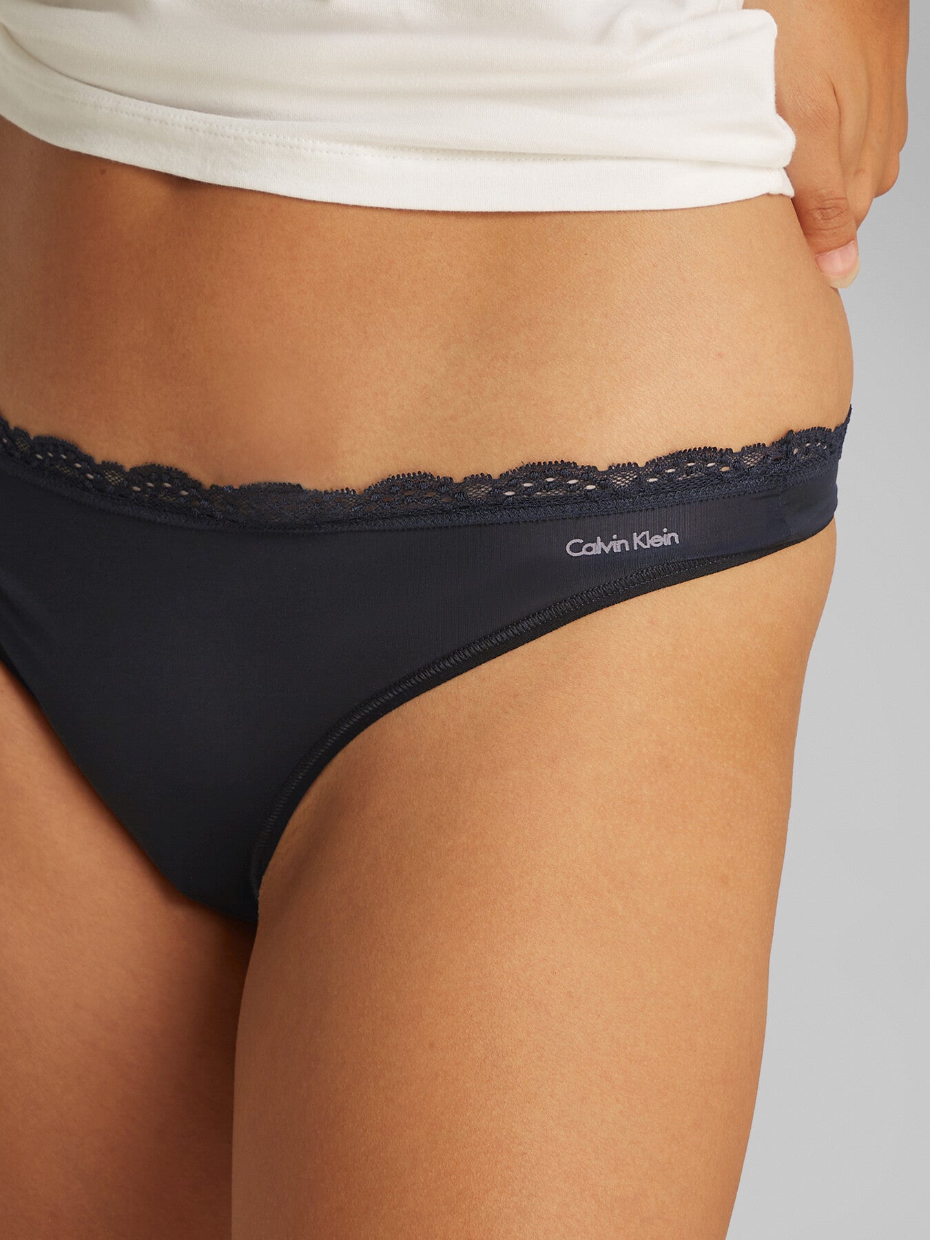 Sesual Lace Trim Thong