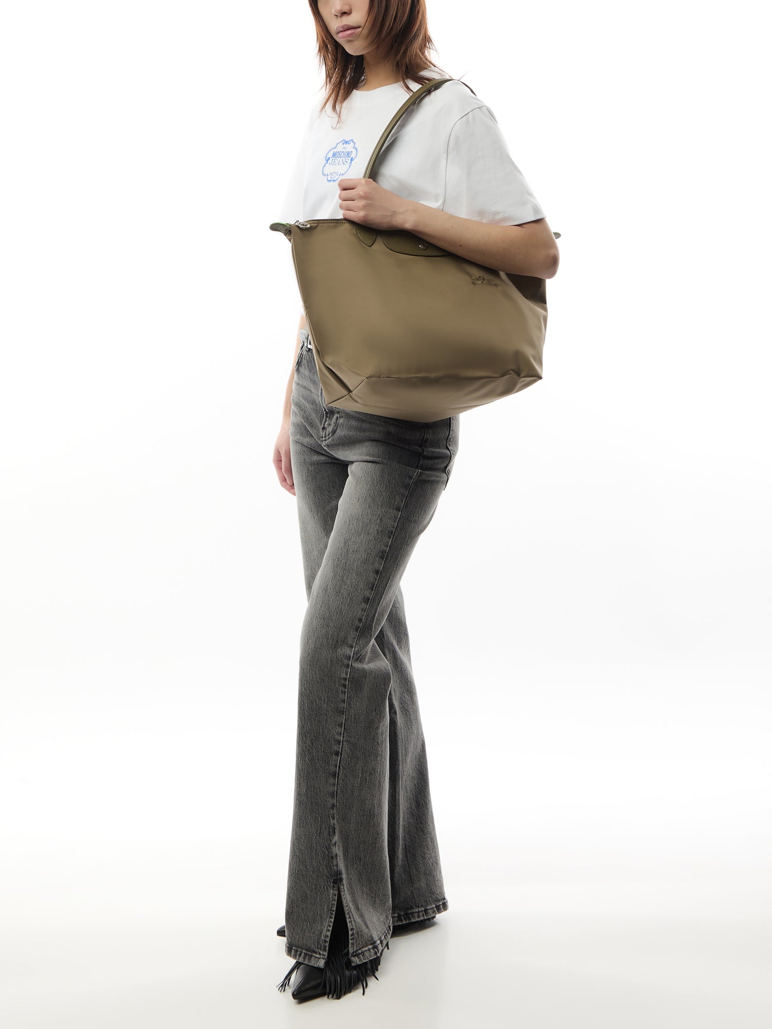 Le Pliage Green Large Tote Bag