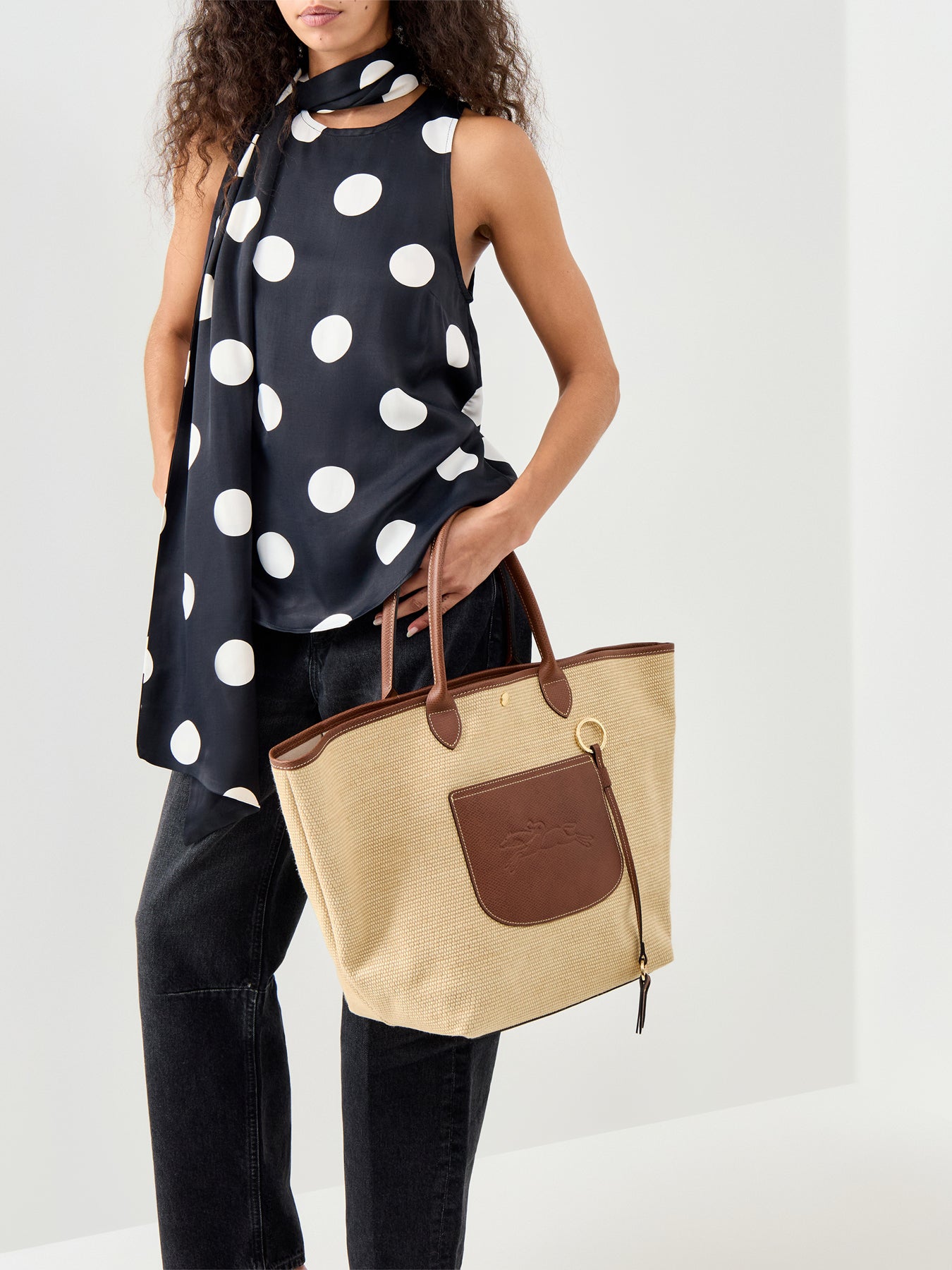 Le Pliage Collection Large Basket bag