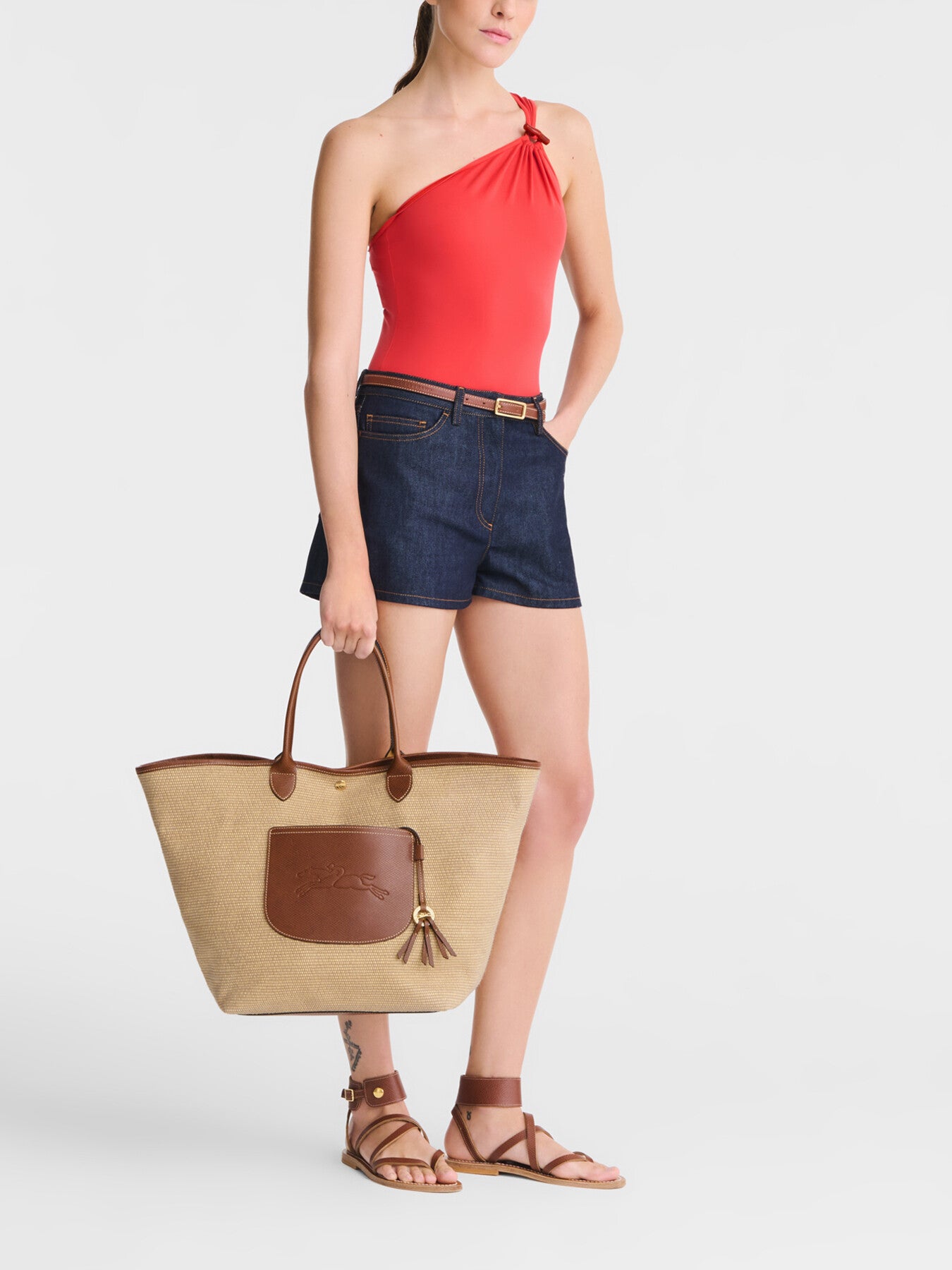 Le Pliage Collection Large Basket bag