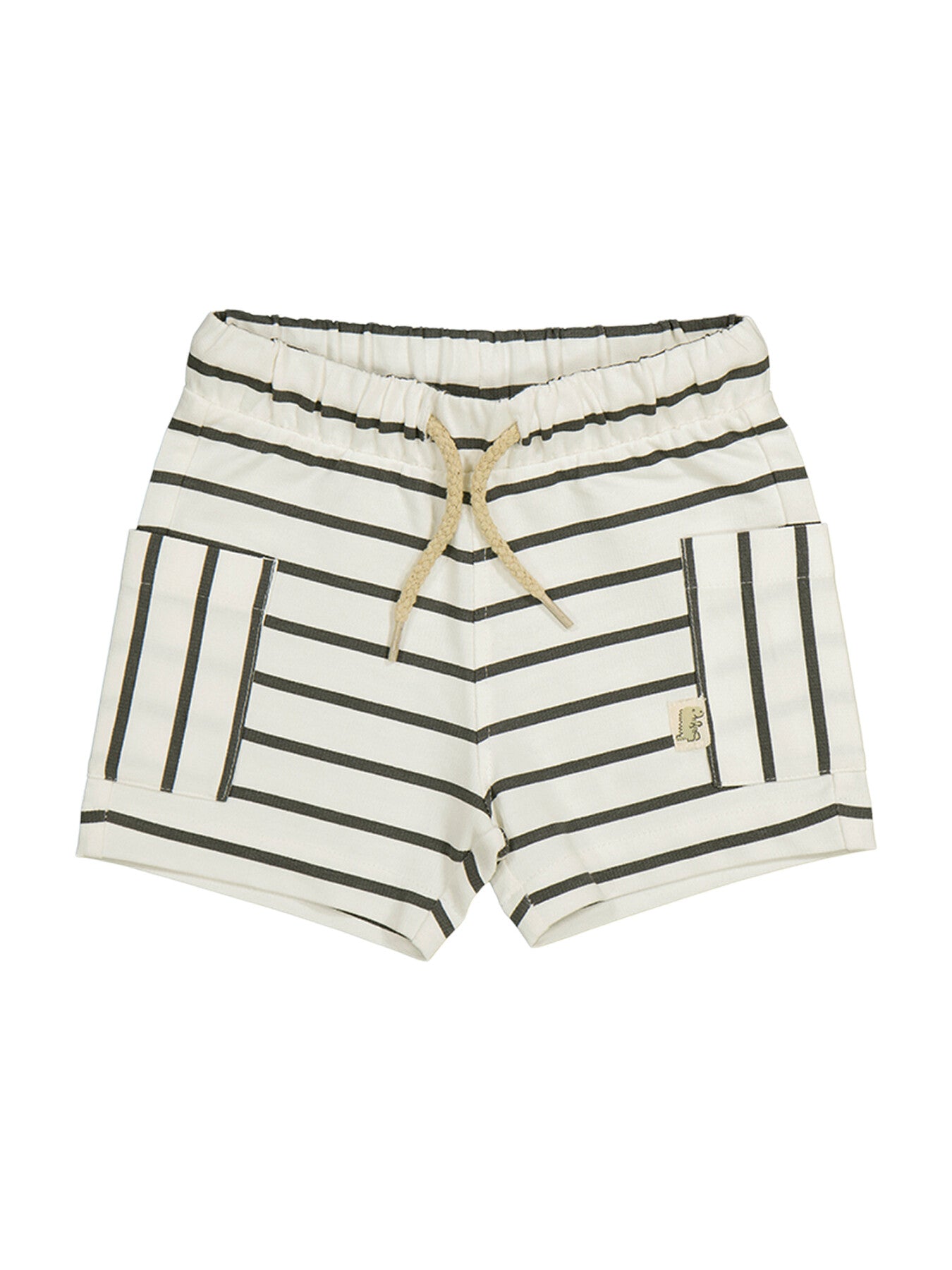 Black & White Stripe Shorts