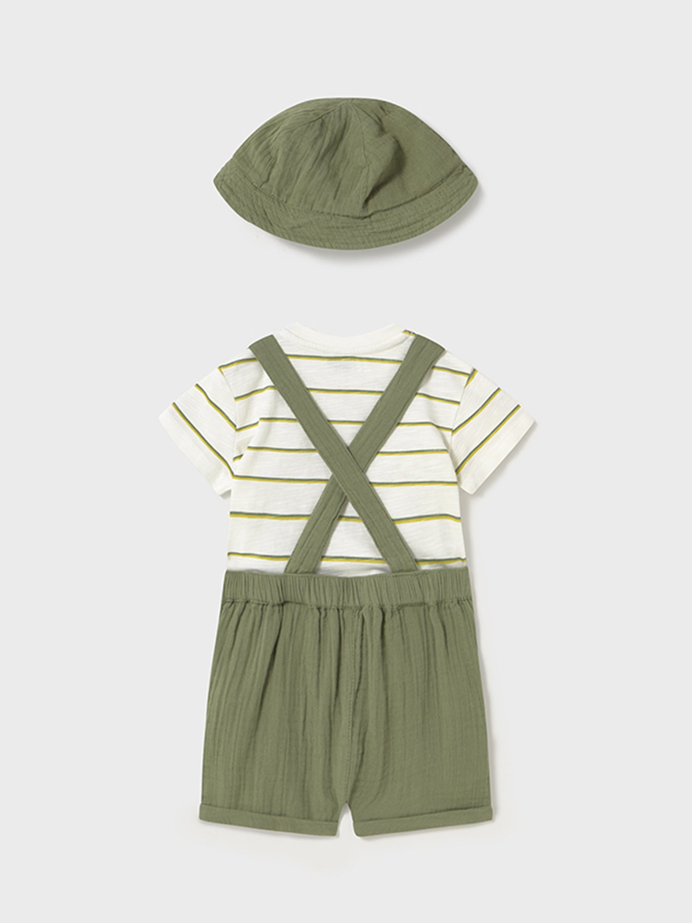 Sage t shirt dungaree set