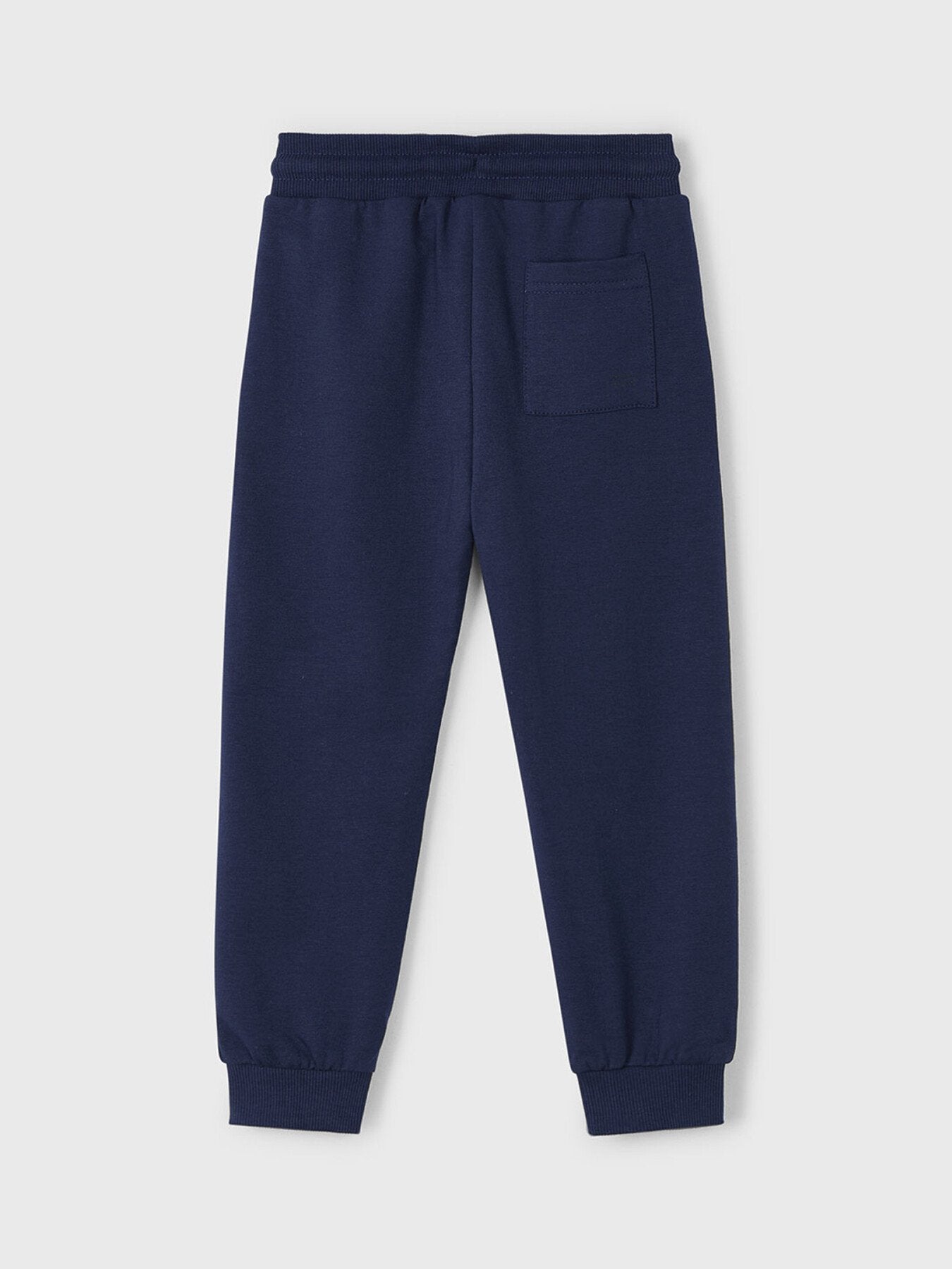 Basic Cuffed Fleece Joggers Navy