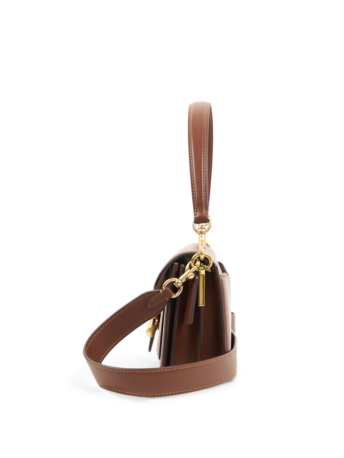 Tabby Shoulder Bag 26 In Signature Canvas Tan Brown