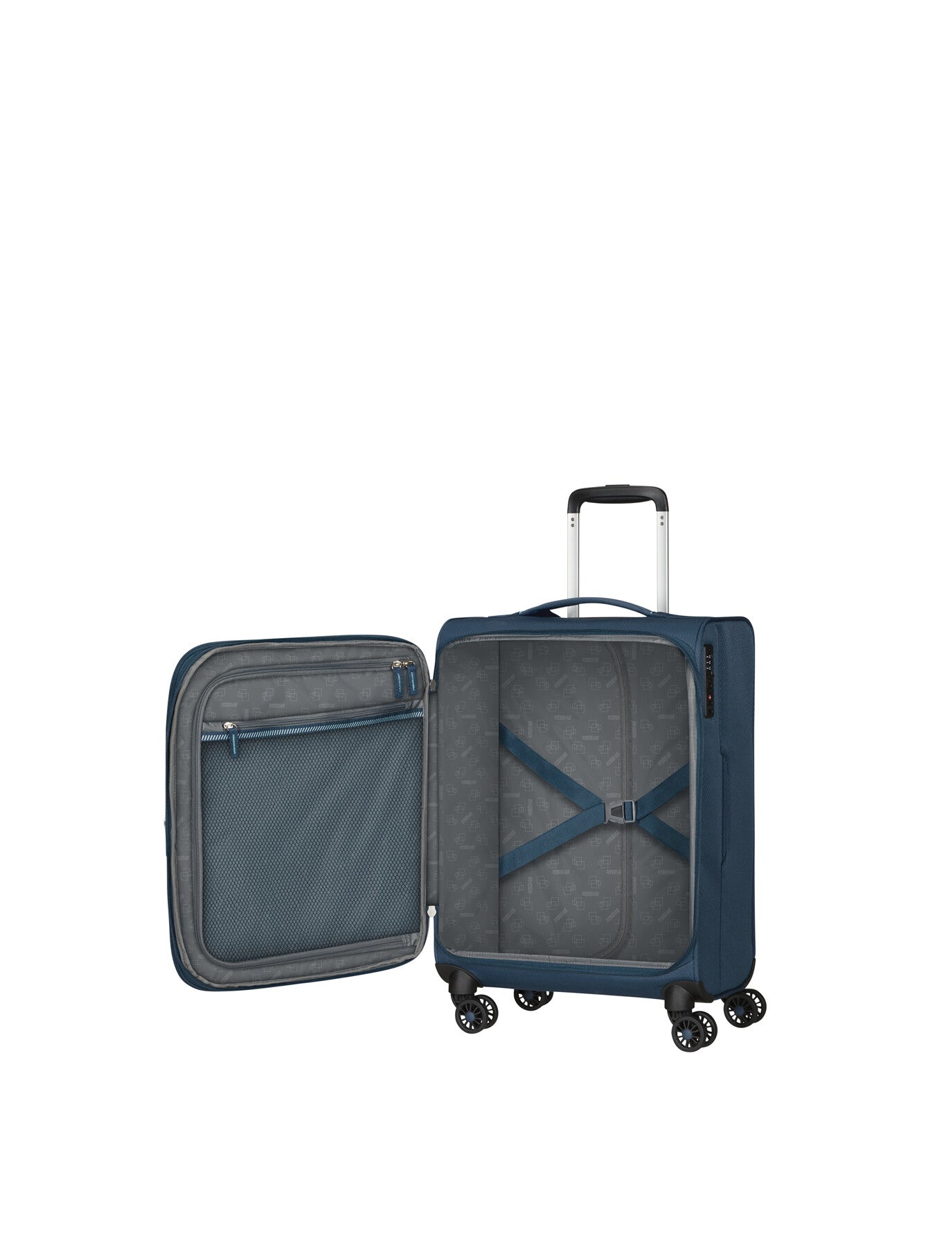 Aerospin Spinner Expandable Cabin Luggage 55cm