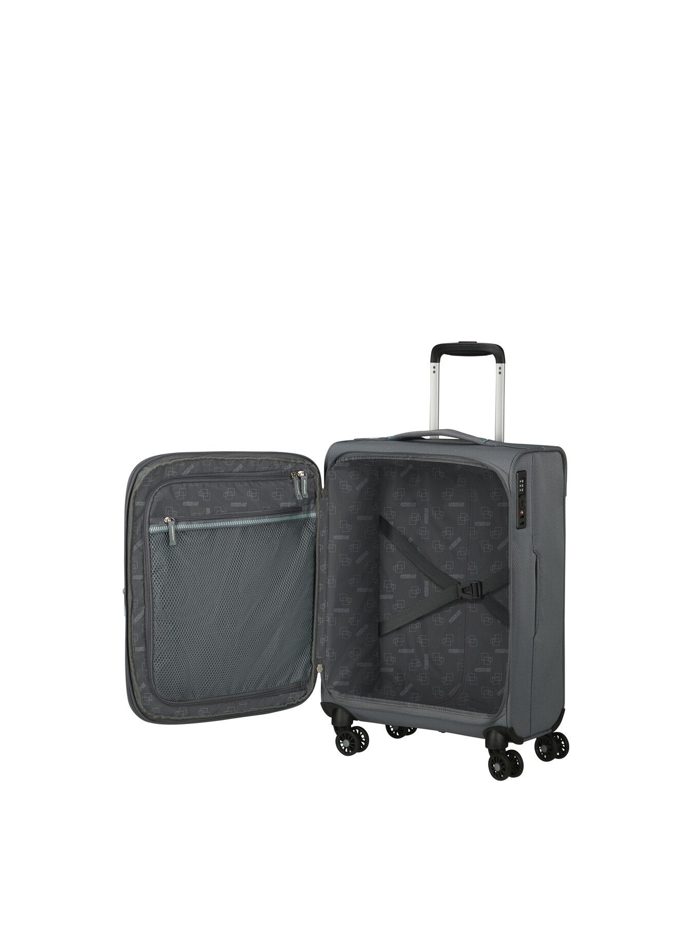 Aerospin Spinner Expandable Cabin Luggage 55cm