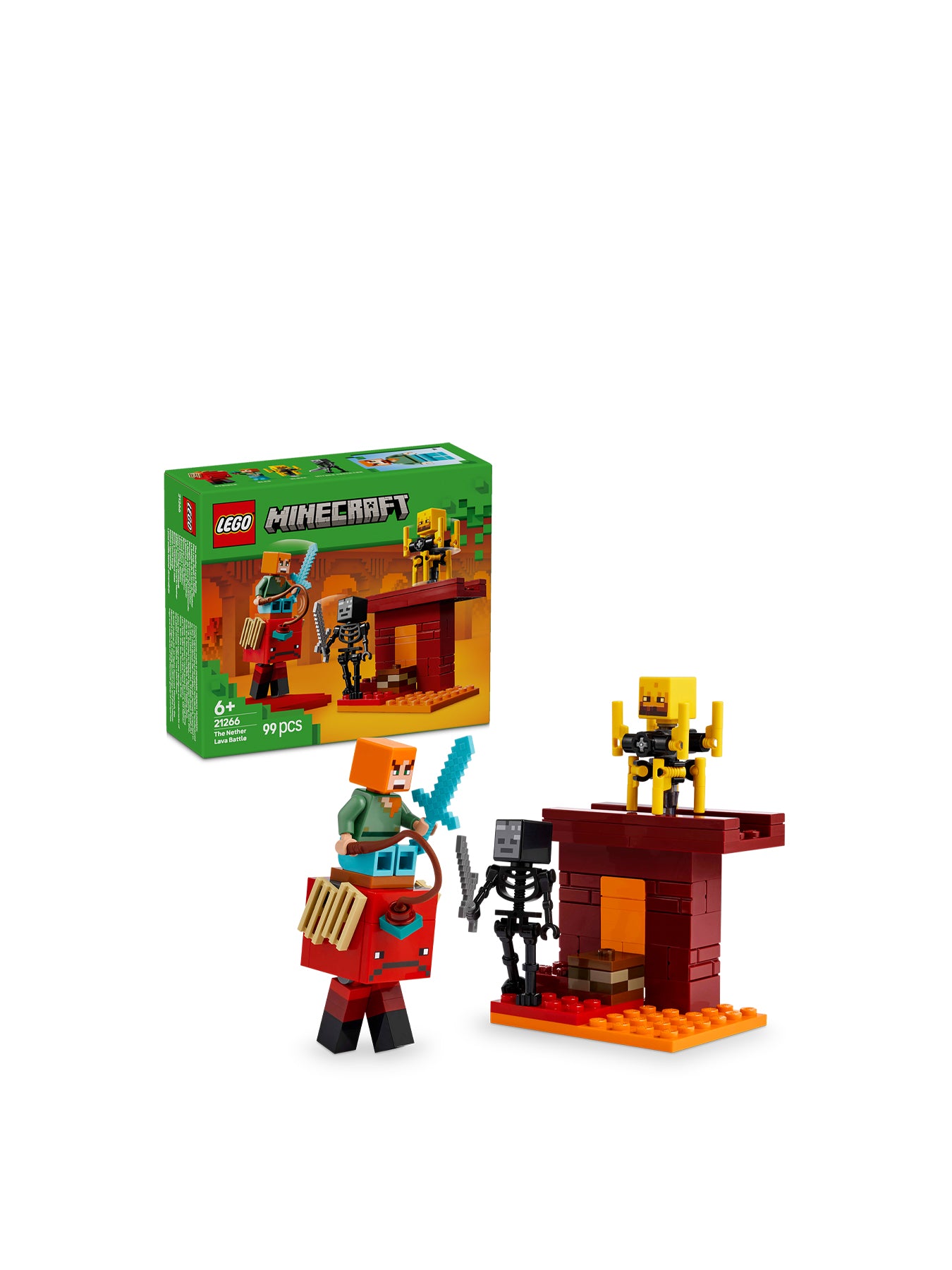 The Nether Lava Battle Construction Set 21266