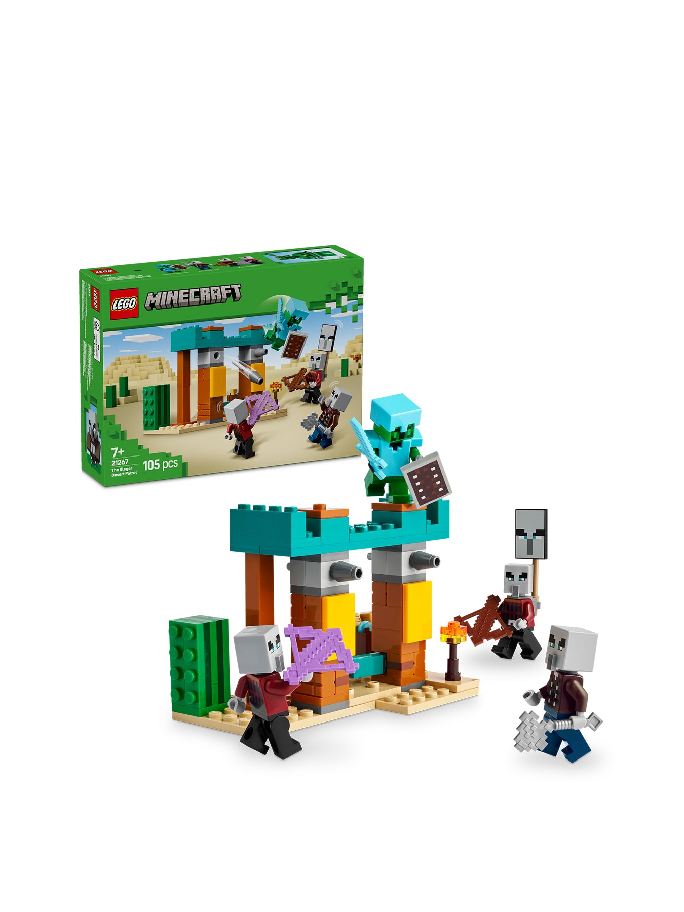 The Illager Desert Patrol Construction Set 21267