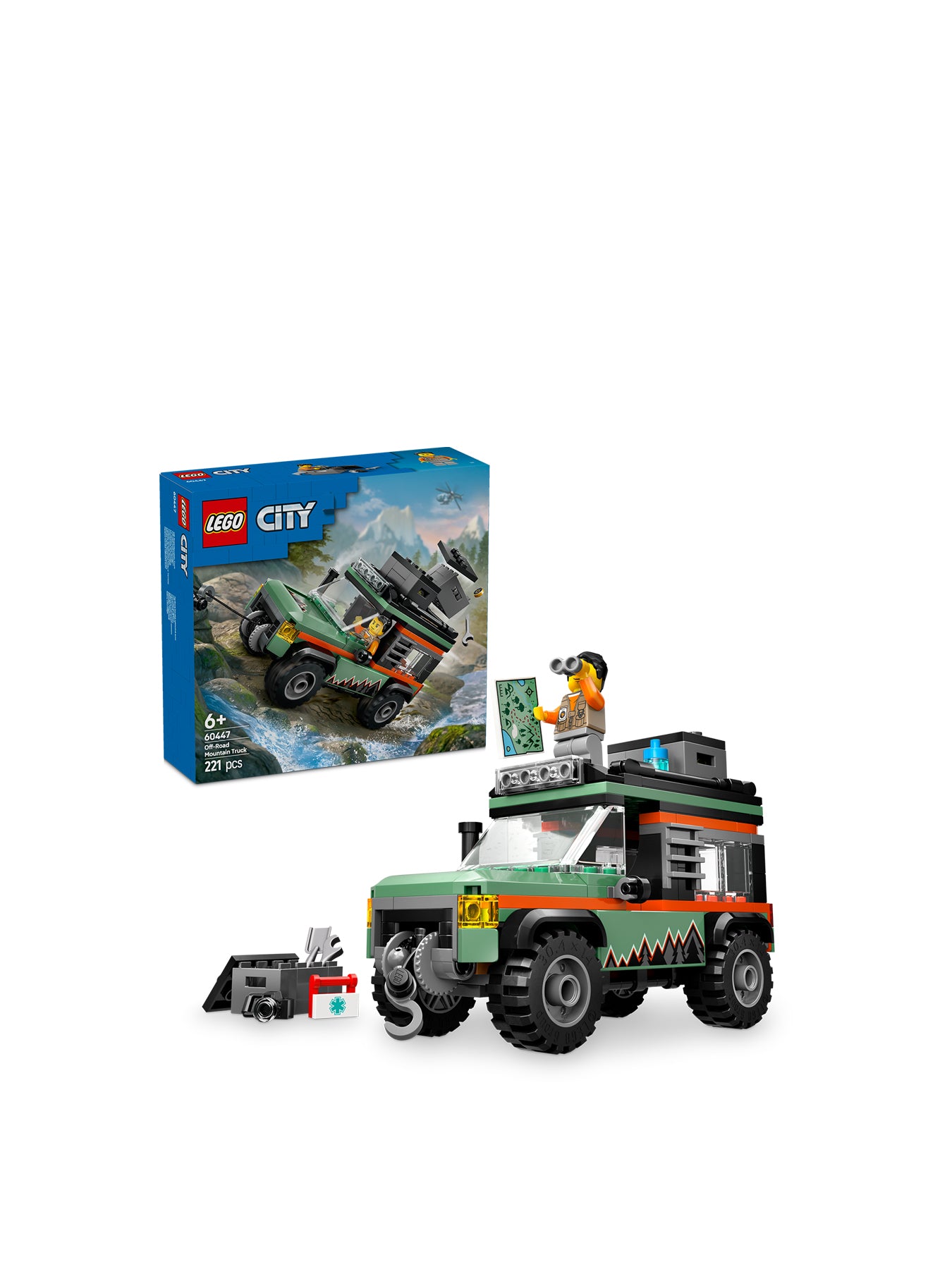 Off-Road 4x4 Mountain Truck Construction Set 60447