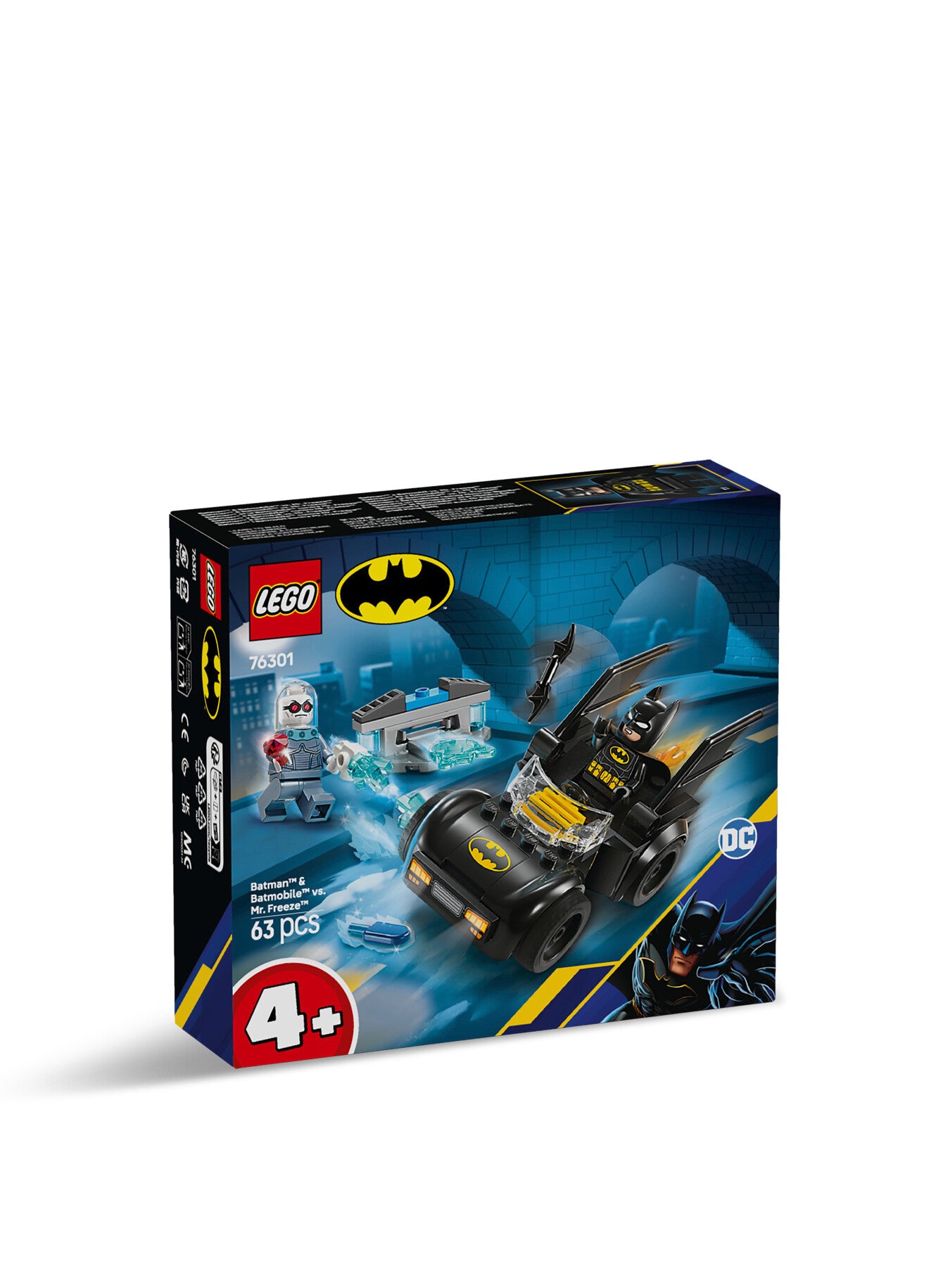 Batman and Batmobile vs Mr Freeze 76301