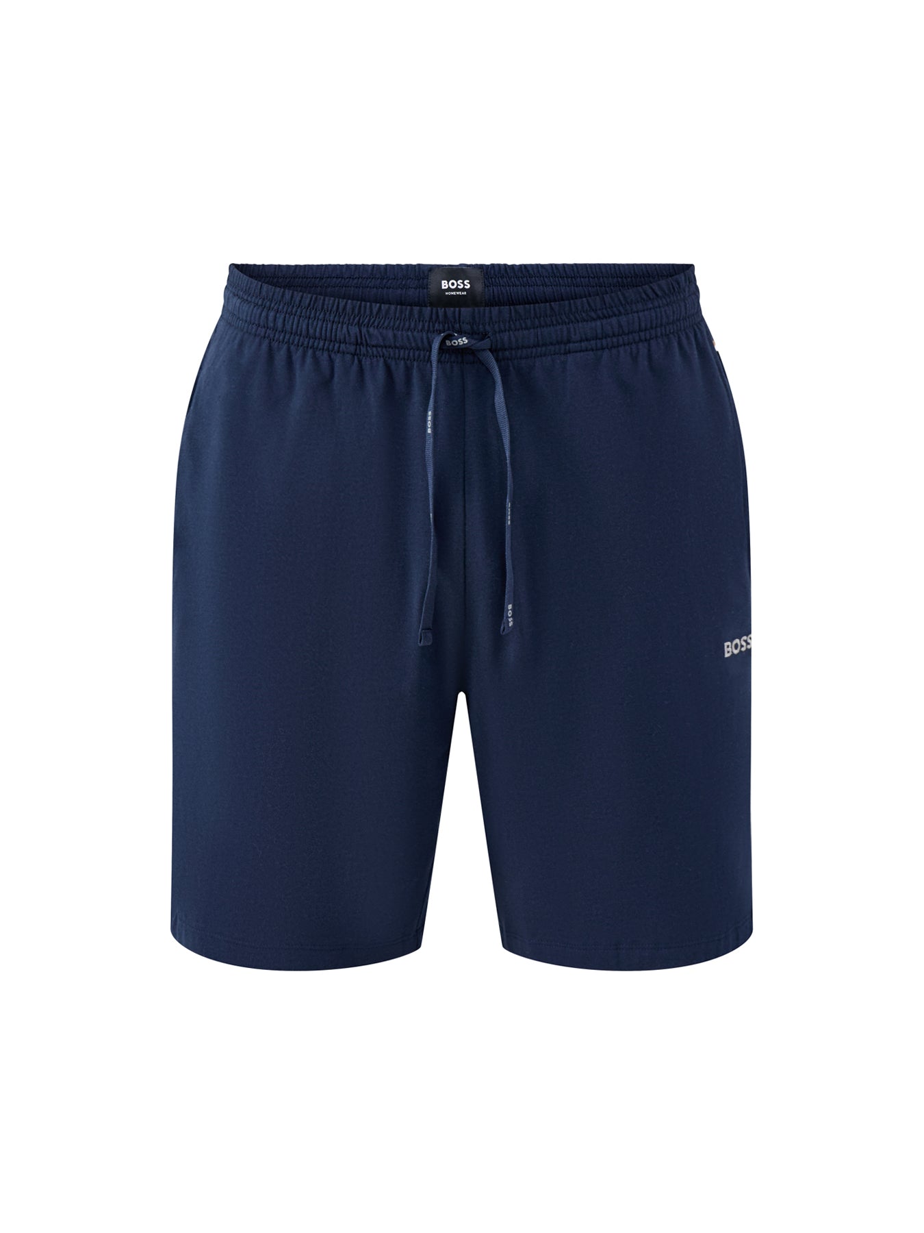 Embroidered Logo Stretch Cotton Shorts