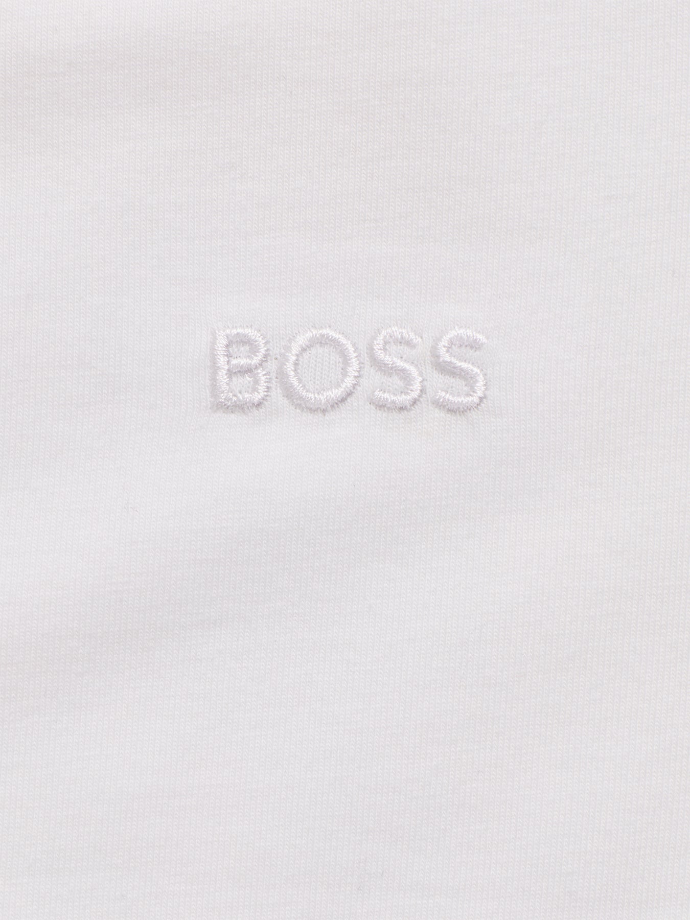 Embroidered Logo Short Sleeve Stretch Cotton T Shirt