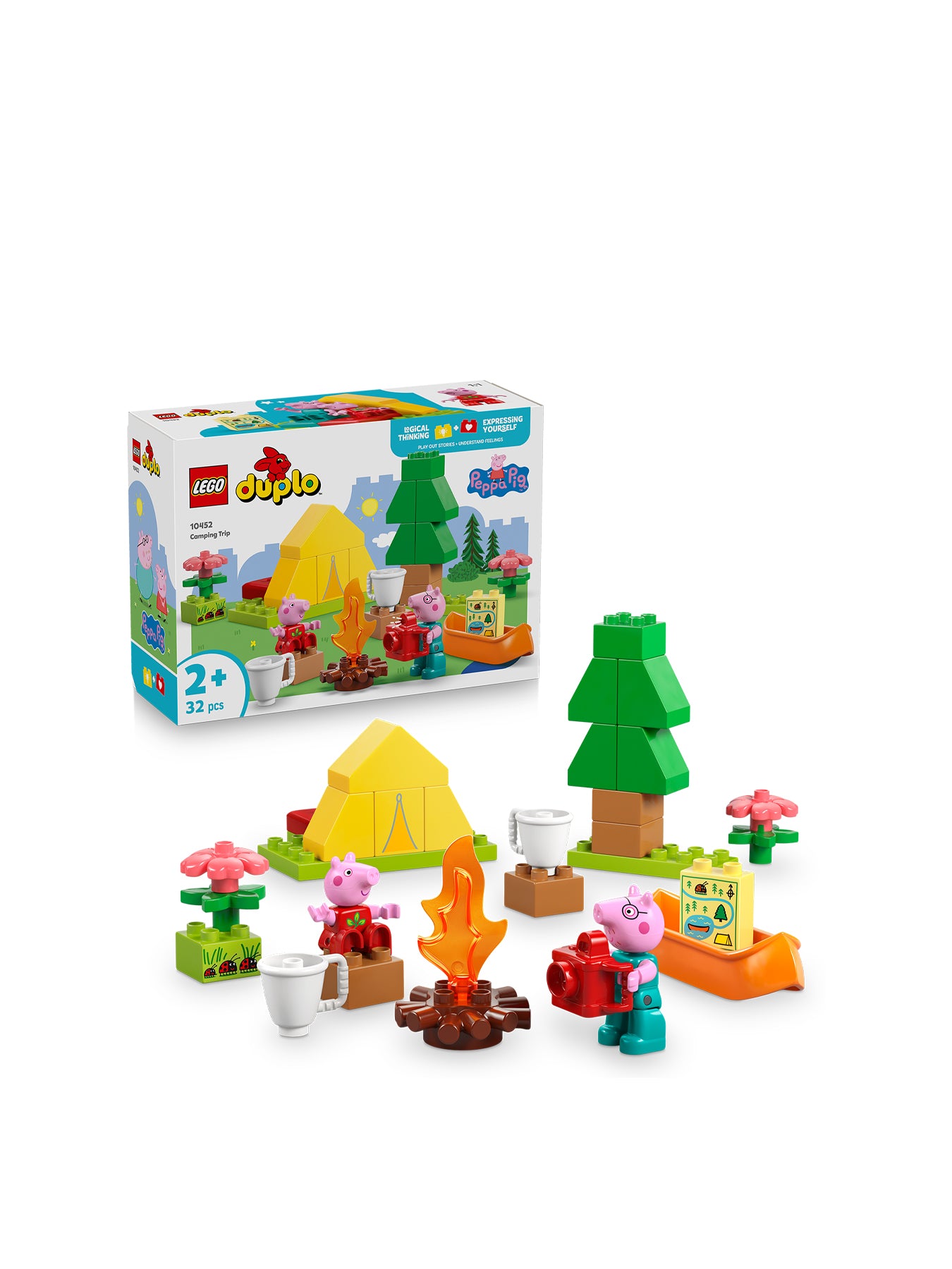 DUPLO Peppa Pig Camping Trip Building Toy 10452