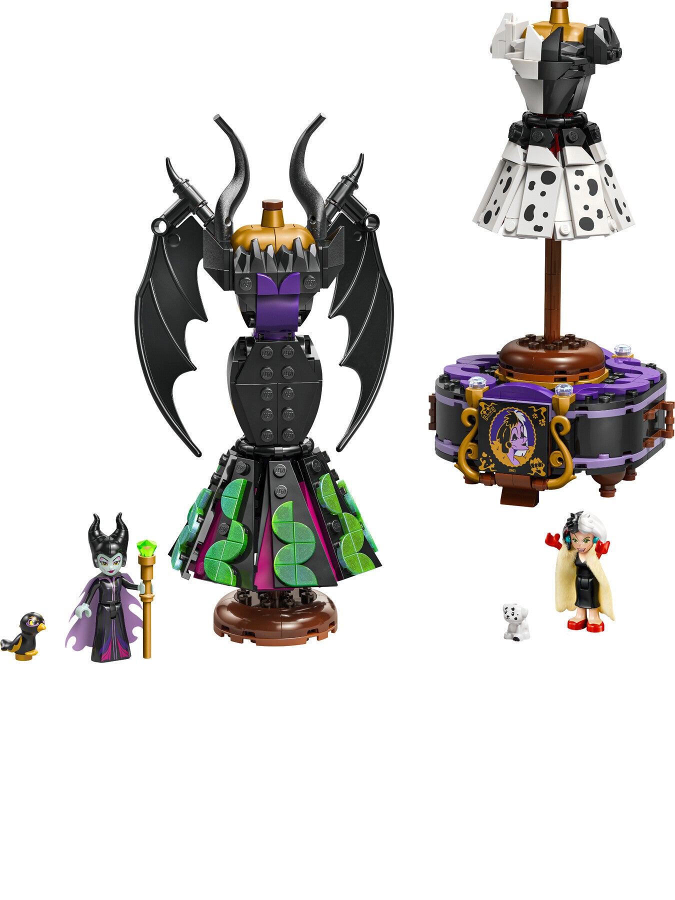 Disney Villains Maleficent’s and Cruella De Vil’s Dresses 43262