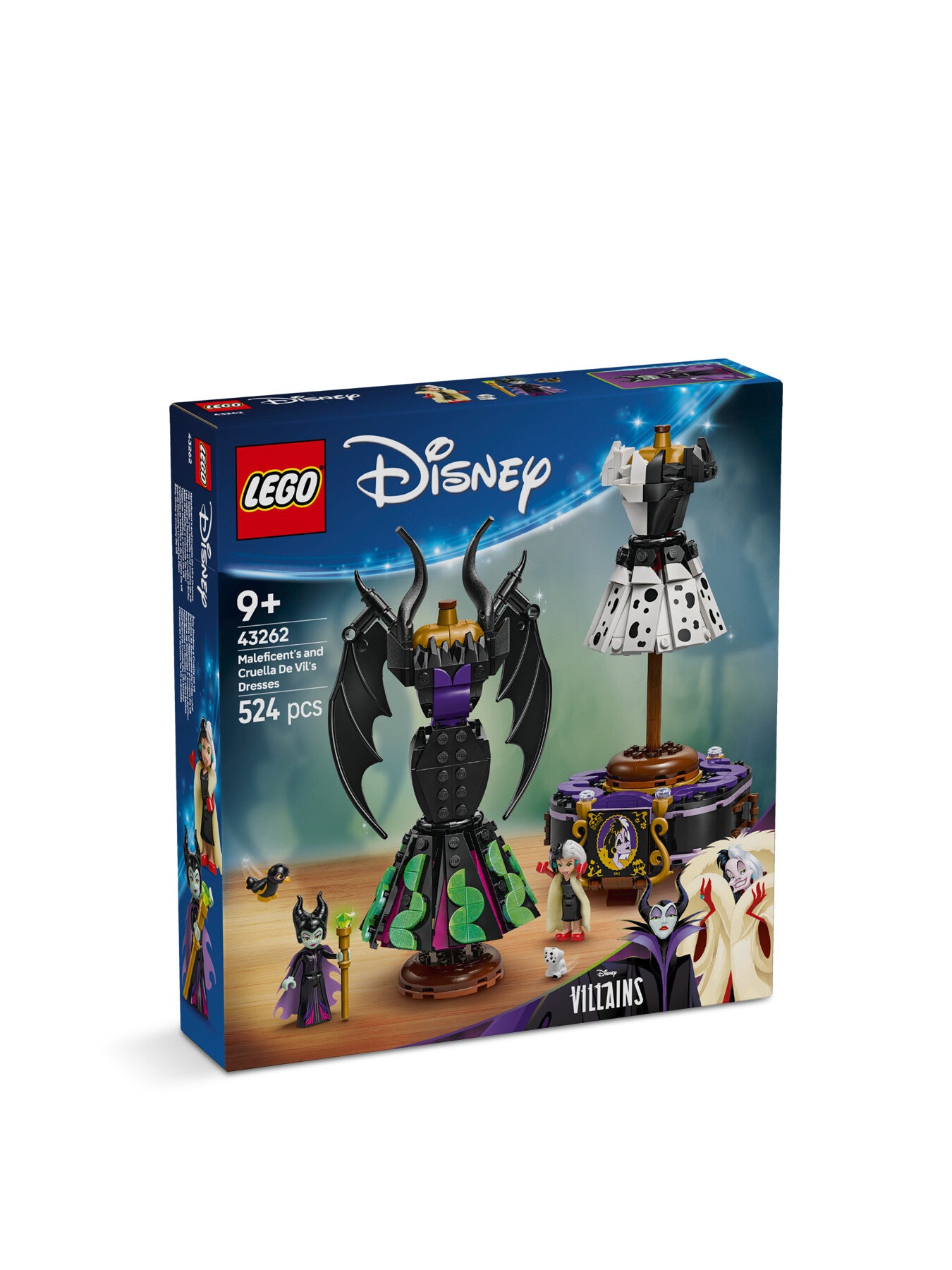 Disney Villains Maleficent’s and Cruella De Vil’s Dresses 43262