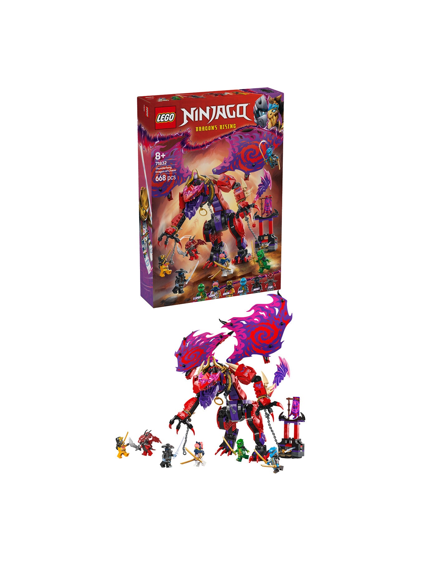 NINJAGO Thunderfang Dragon of Chaos Set 71832 – Fenwick