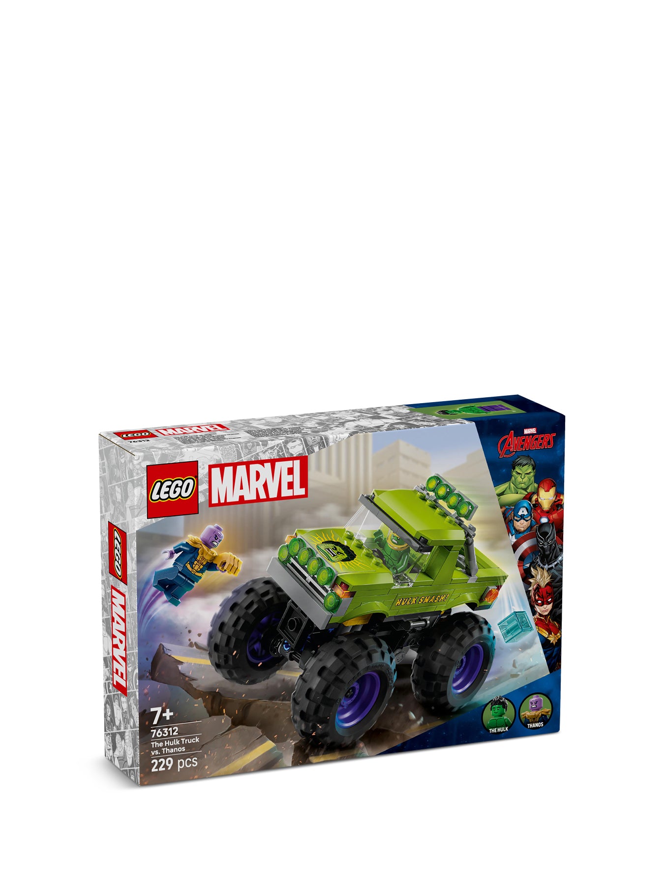 The Hulk Truck vs. Thanos 76312