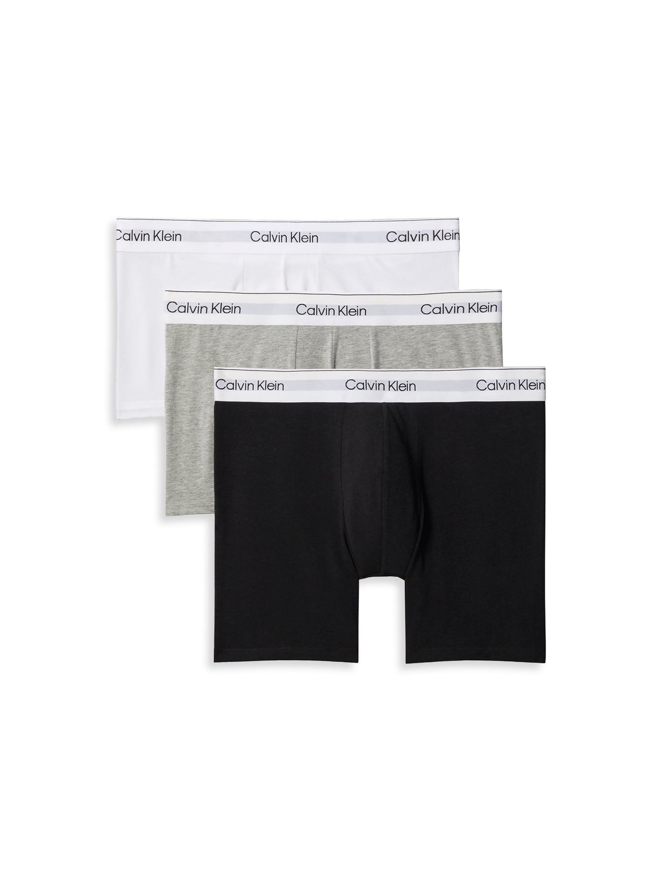 3 Pack Icon Cotton Stretch Trunks Grey