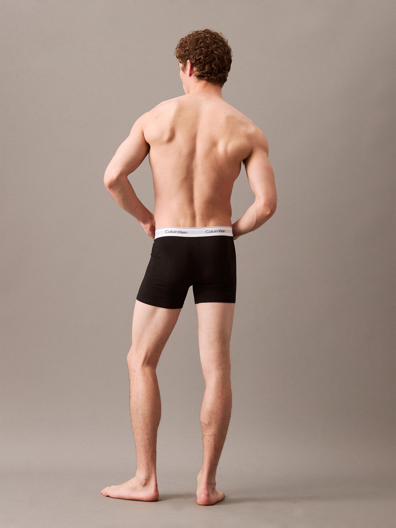 3 Pack Icon Cotton Stretch Trunks Grey