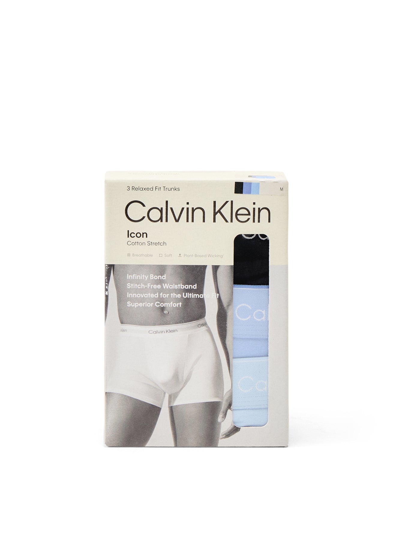 3 Pack Icon Cotton Stretch Trunks